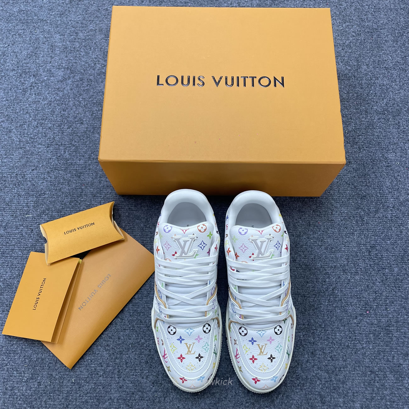 Louis Vuitton Lv Trainer Takashi Murakami White 1ahekg (7) - www.newkick.vip