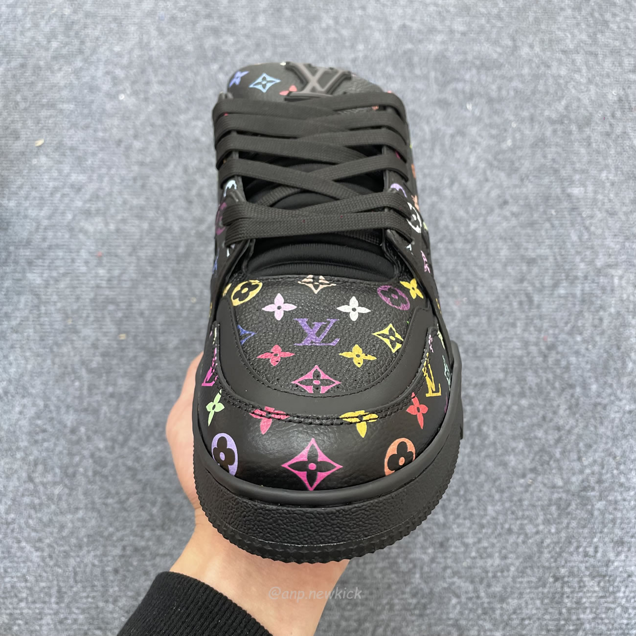 Louis Vuitton Lv Trainer Takashi Murakami Black 1ahekz (4) - www.newkick.vip