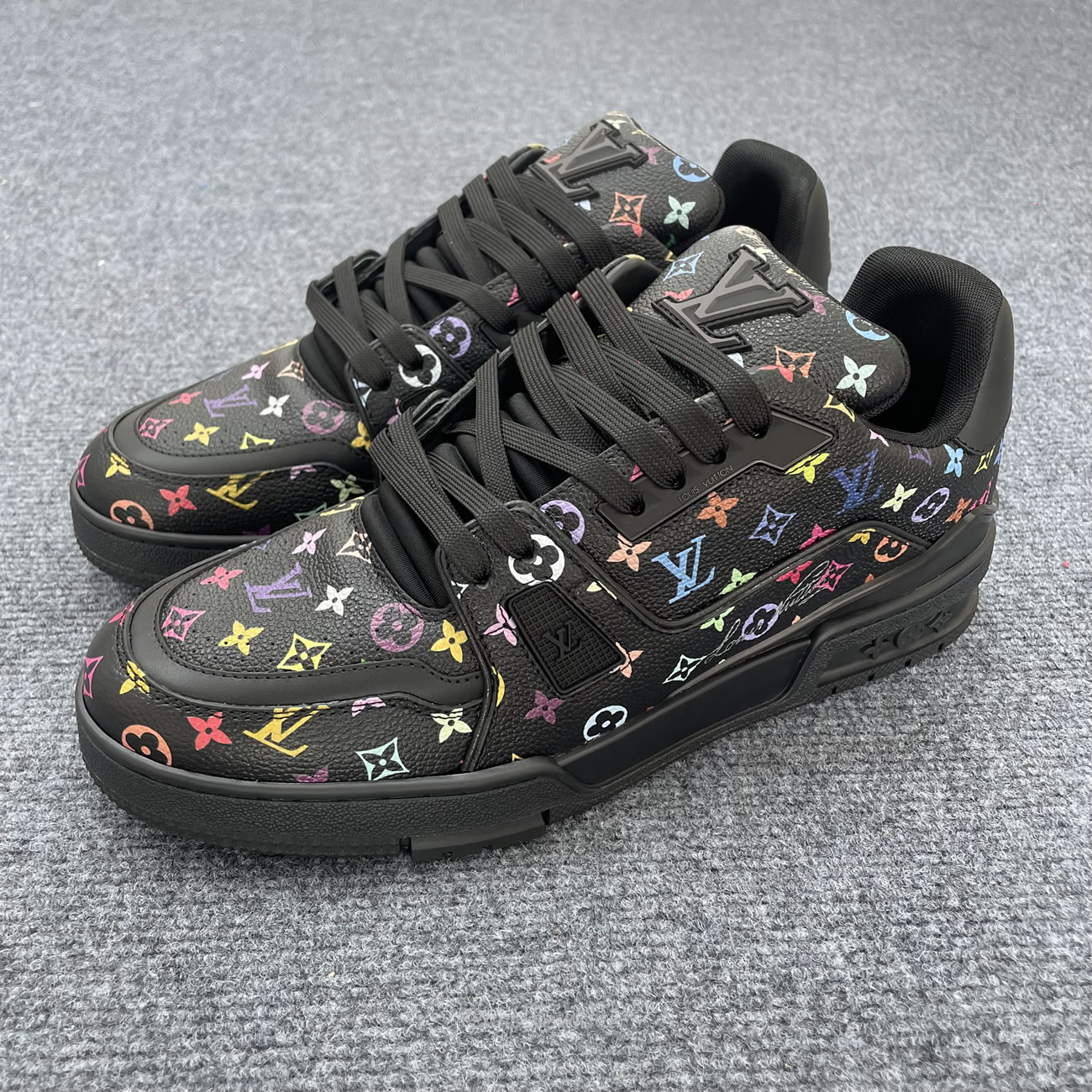 Louis Vuitton Lv Trainer Takashi Murakami Black 1ahekz (8) - www.newkick.vip