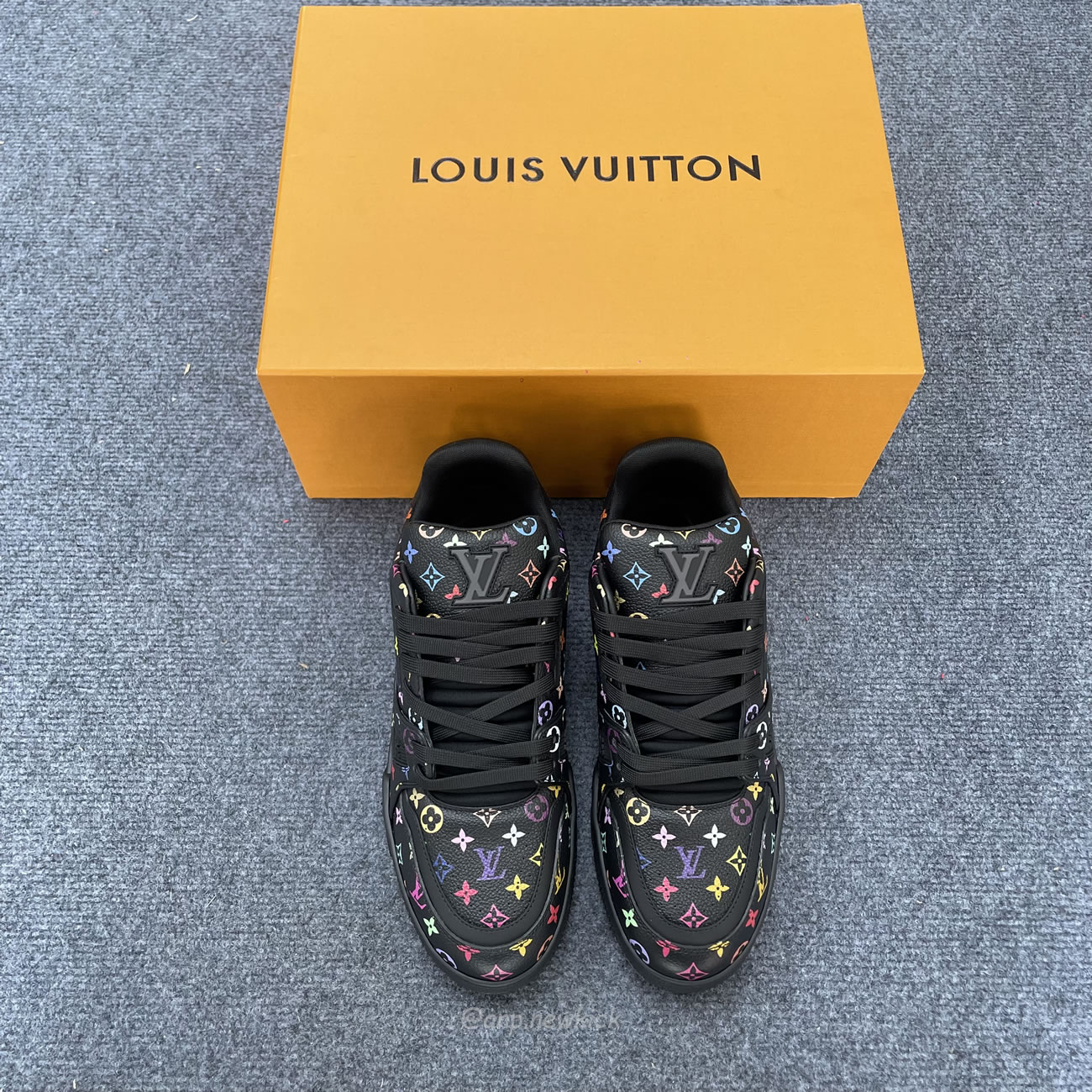 Louis Vuitton Lv Trainer Takashi Murakami Black 1ahekz (9) - www.newkick.vip