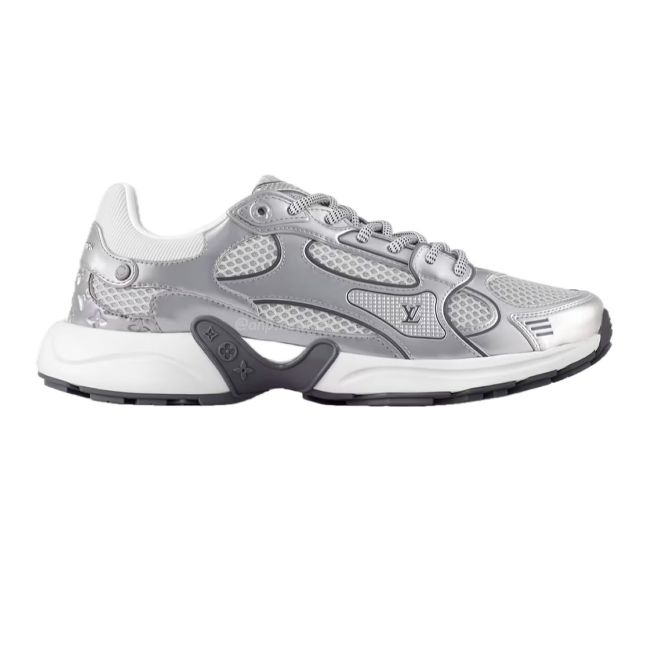 Louis Vuitton Lv Olympia Sneaker Blanc Black Silvery 1ahoht (4) - www.newkick.vip