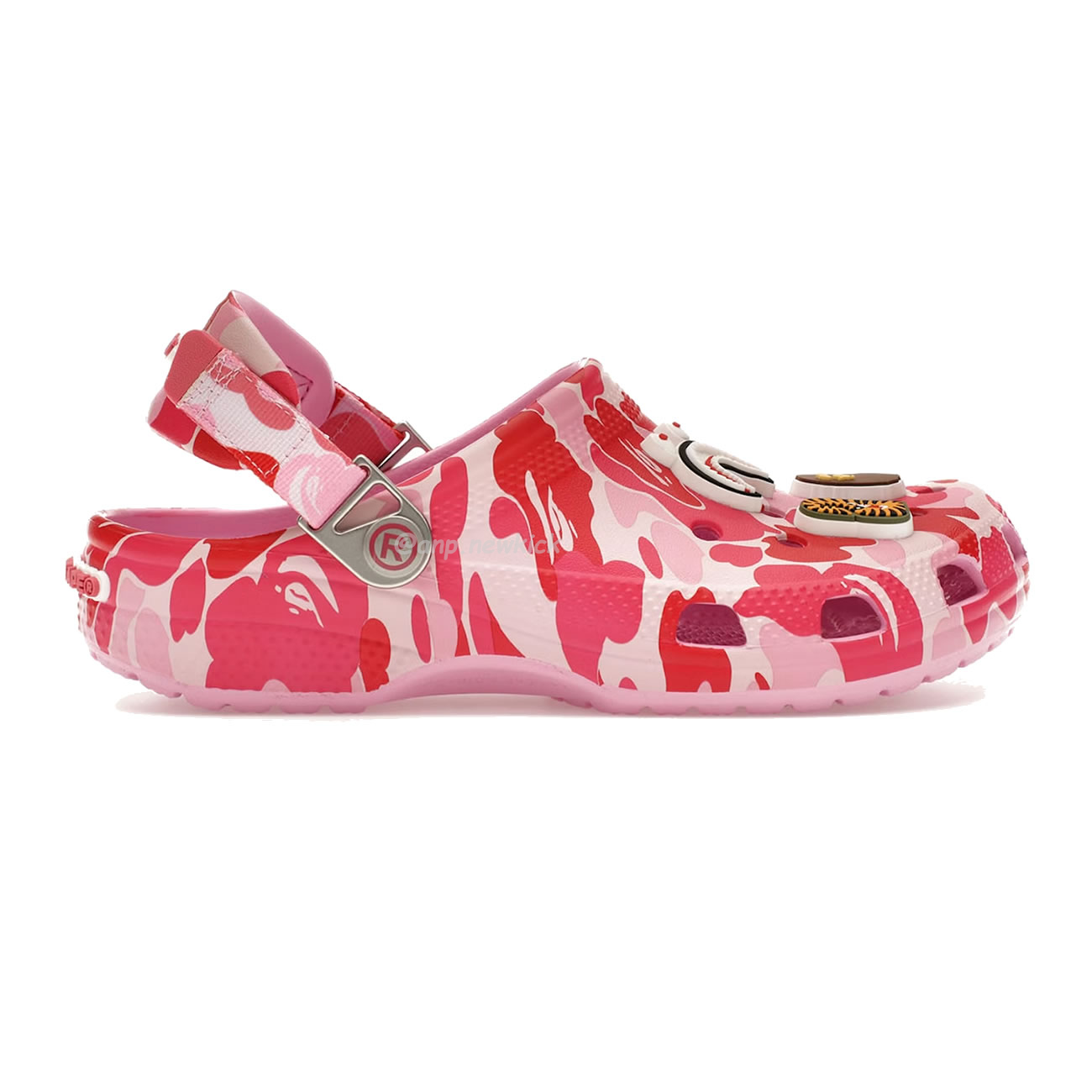 Crocs Classic Clog A Bathing Ape Abc Camo Blue Green Pink Black 209627 4tb (12) - www.newkick.vip