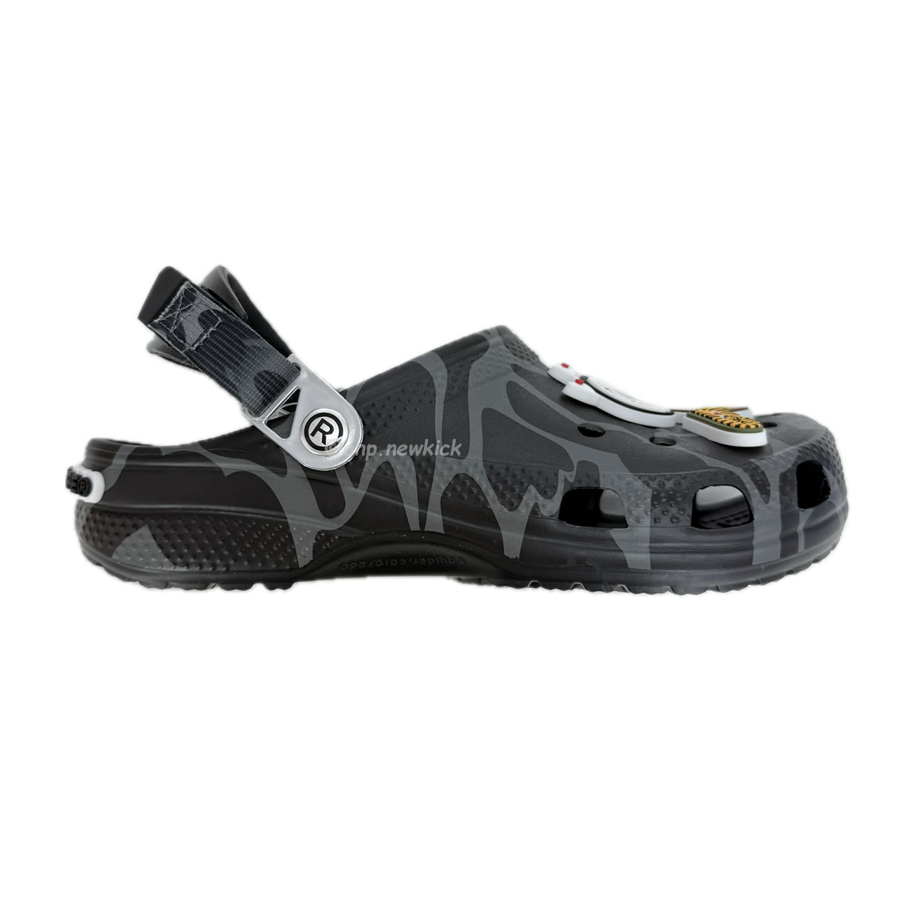 Crocs Classic Clog A Bathing Ape Abc Camo Blue Green Pink Black 209627 4tb (8) - www.newkick.vip