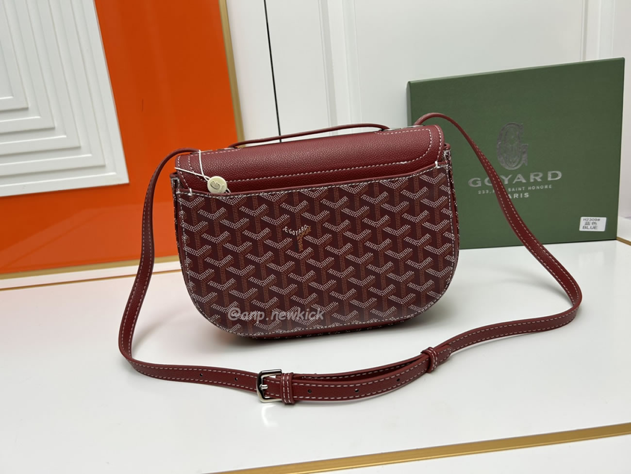 Goyard 233 Messenger Bag 17 Cm X 8 Cm X 25 Cm (19) - www.newkick.vip