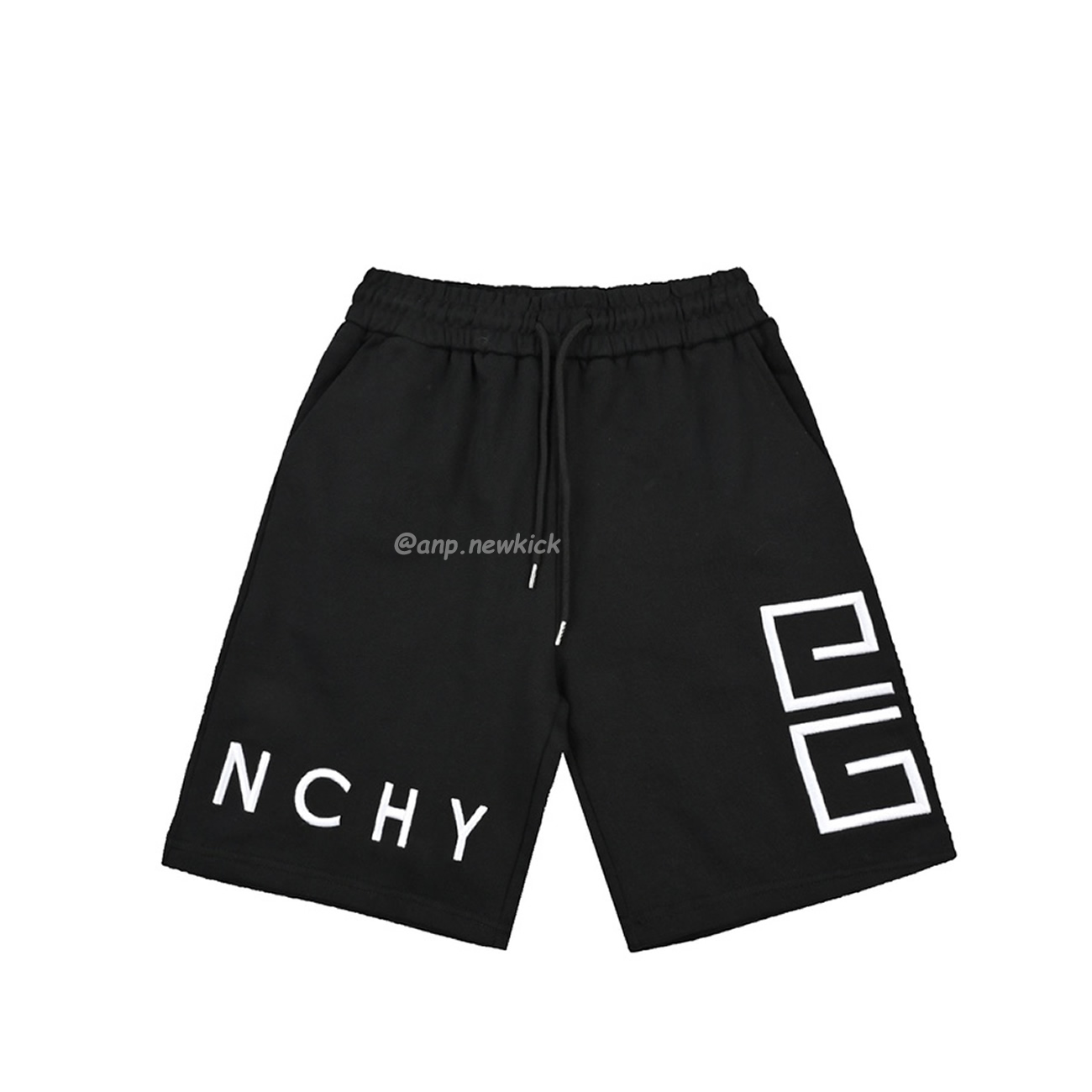 Givenchy 24fw4g Checkered Embroidered Shorts (1) - www.newkick.vip