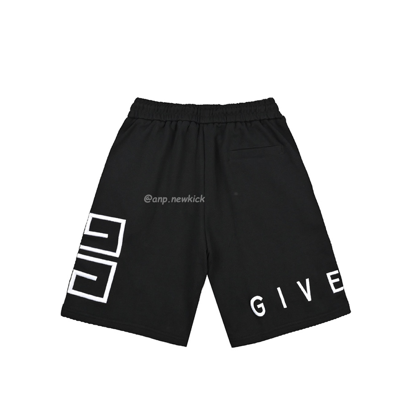 Givenchy 24fw4g Checkered Embroidered Shorts (6) - www.newkick.vip