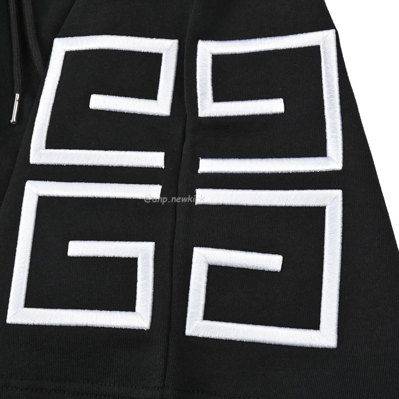 Givenchy 24fw4g Checkered Embroidered Shorts (7) - www.newkick.vip
