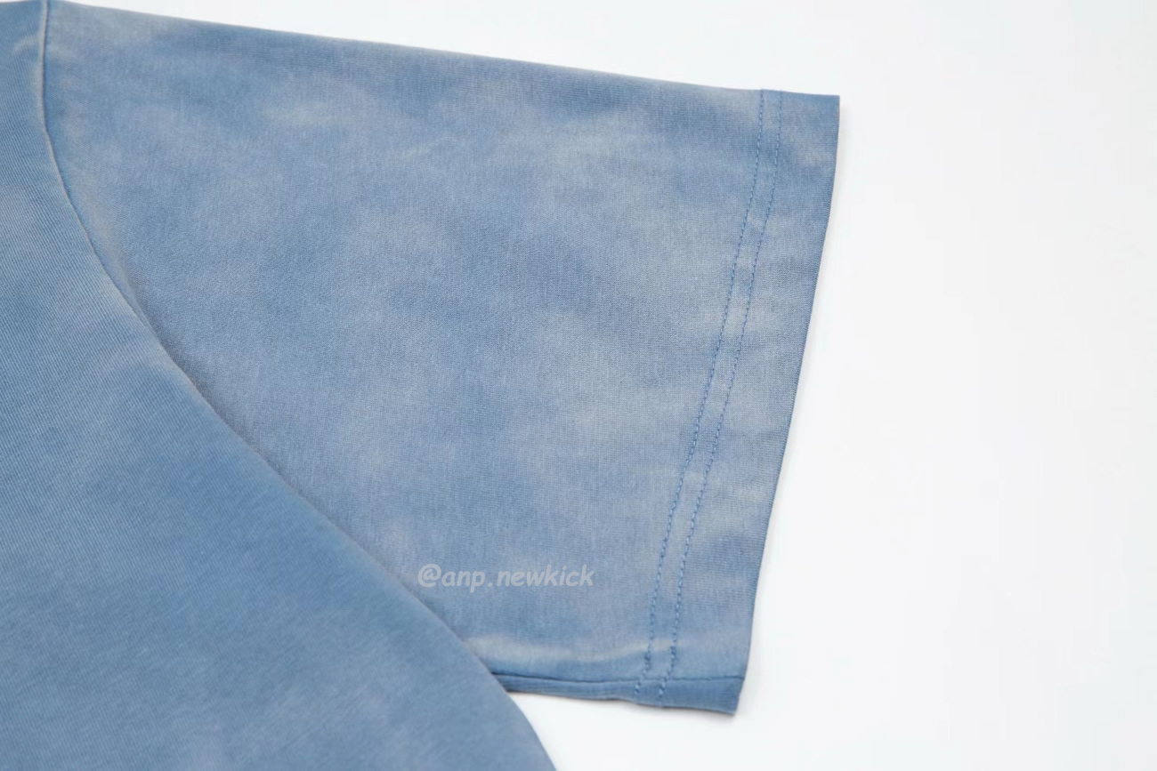 Balenciaga 24ss Letter Logo Printing Short Sleeve Retro T Shirt (7) - www.newkick.vip