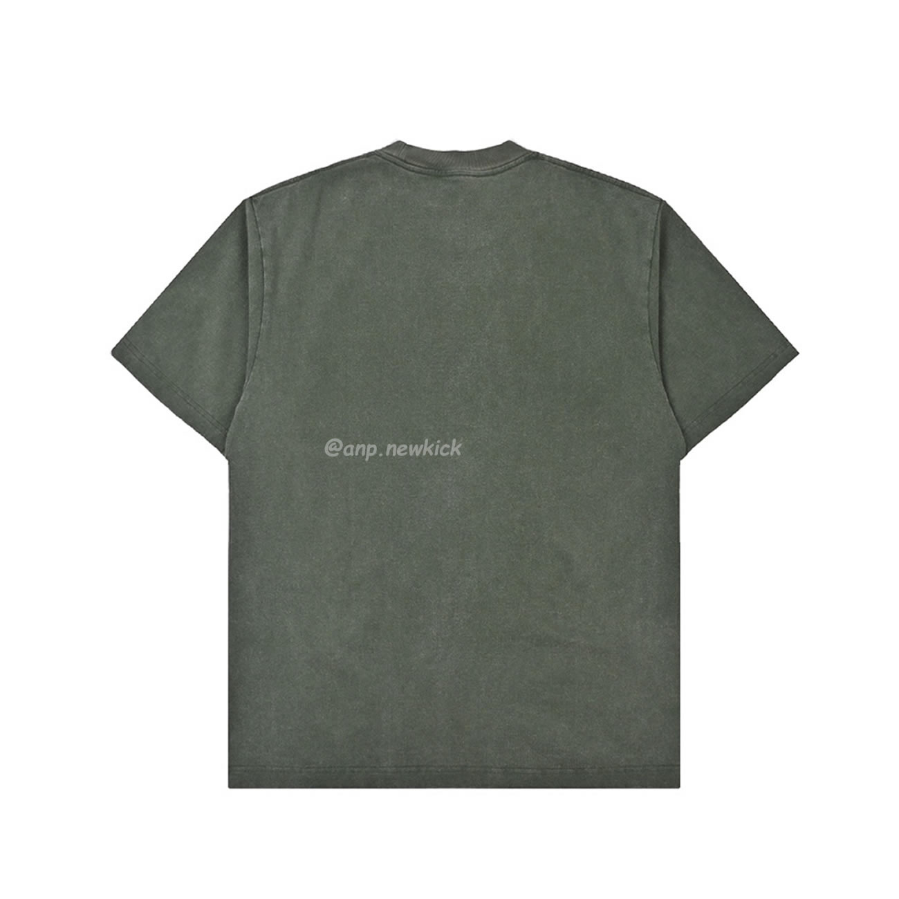 Balenciaga 24ss Graffiti Letter Stir Fried Snowflake Short Sleeved T Shirt (2) - www.newkick.vip