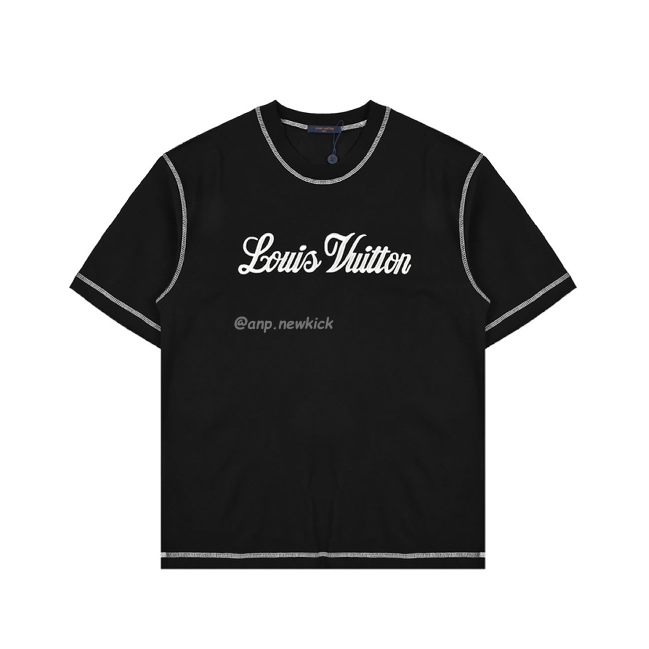 Louis Vuitton 24ss Stitching Cursive Embroidery Letters, Short Sleeves T Shirt (2) - www.newkick.vip Louis Vuitton 24ss Stitching Cursive Embroidery Letters, Short Sleeves T Shirt (2) - www.newkick.vip