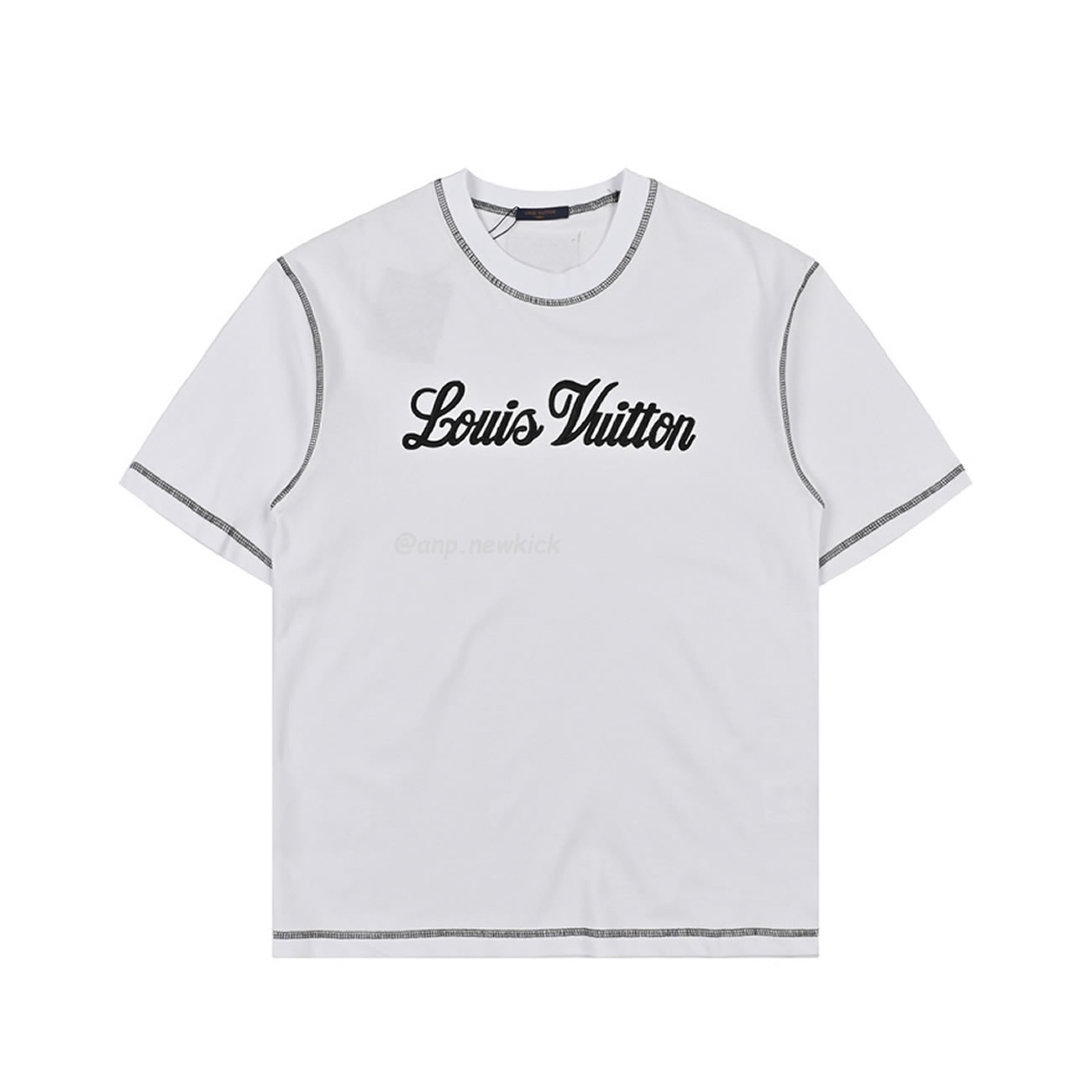 Louis Vuitton 24ss Stitching Cursive Embroidery Letters, Short Sleeves T Shirt (5) - www.newkick.vip Louis Vuitton 24ss Stitching Cursive Embroidery Letters, Short Sleeves T Shirt (5) - www.newkick.vip