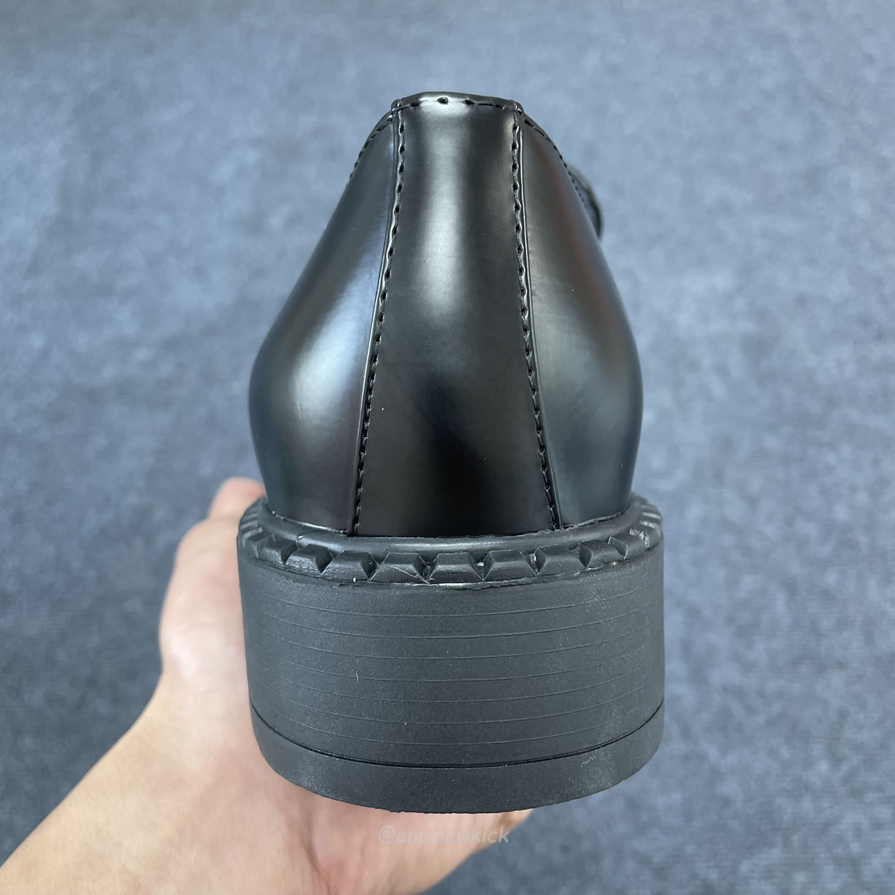 Prada 35mm Loafer Black Brushed Leather 2de127 055 F0002 (3) - www.newkick.vip