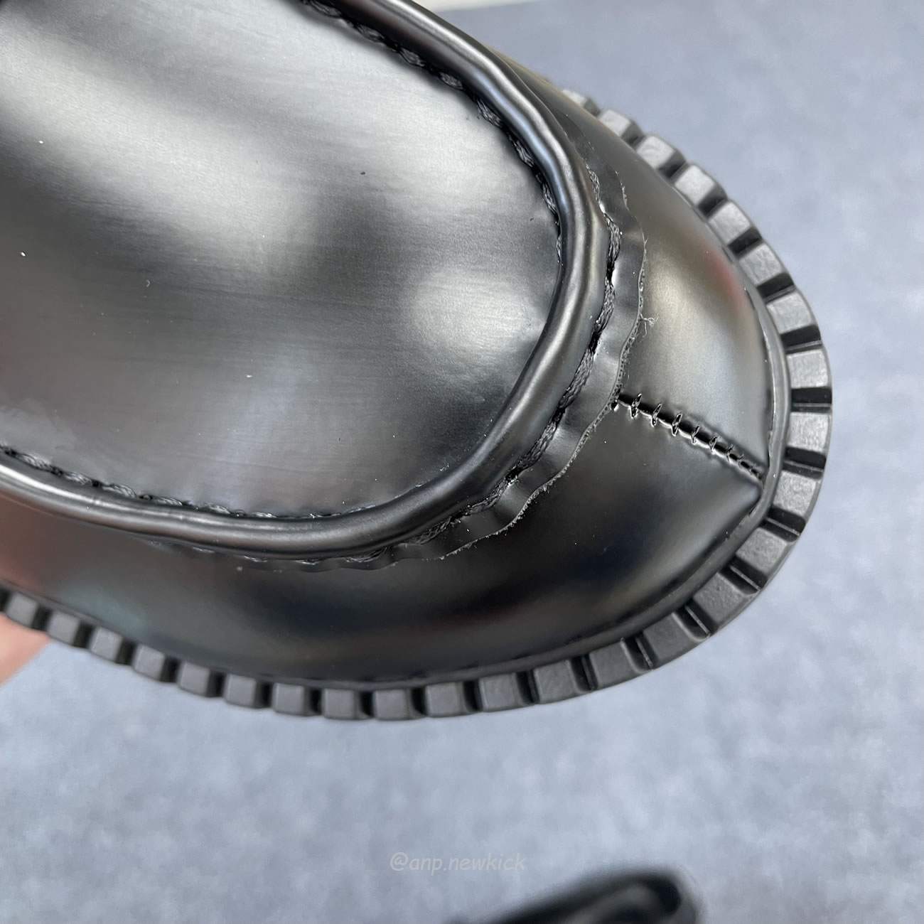 Prada 35mm Loafer Black Brushed Leather 2de127 055 F0002 (5) - www.newkick.vip