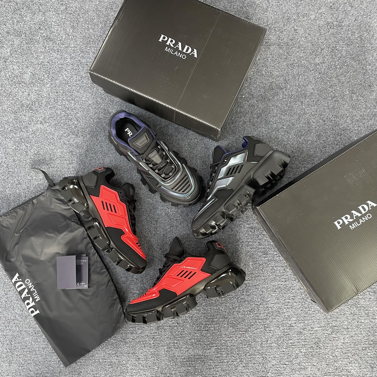 Prada Cloudbust Thunder Red Low Top Black 2eg293 3kzu (6) - www.newkick.vip Prada Cloudbust Thunder Red Low Top Black 2eg293 3kzu (6) - www.newkick.vip