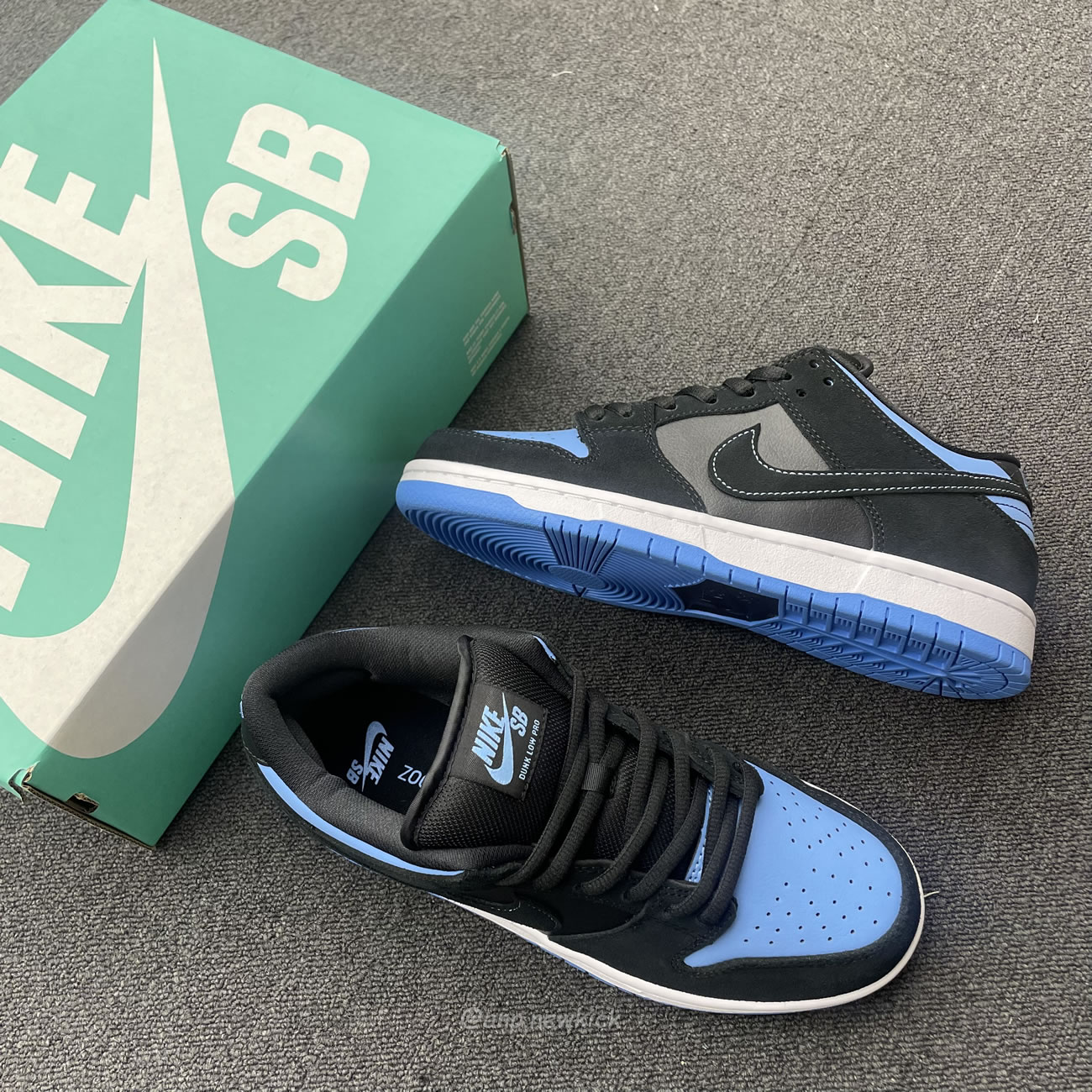Nike Sb Dunk Low Black University Blue 304292 048 (10) - www.newkick.vip