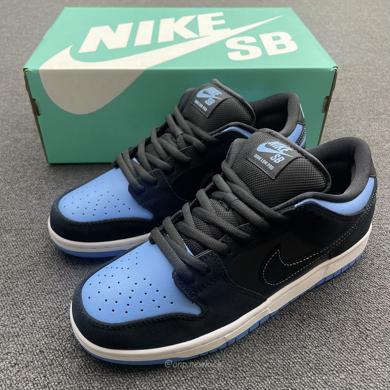 Nike Sb Dunk Low Black University Blue 304292 048 (5) - www.newkick.vip