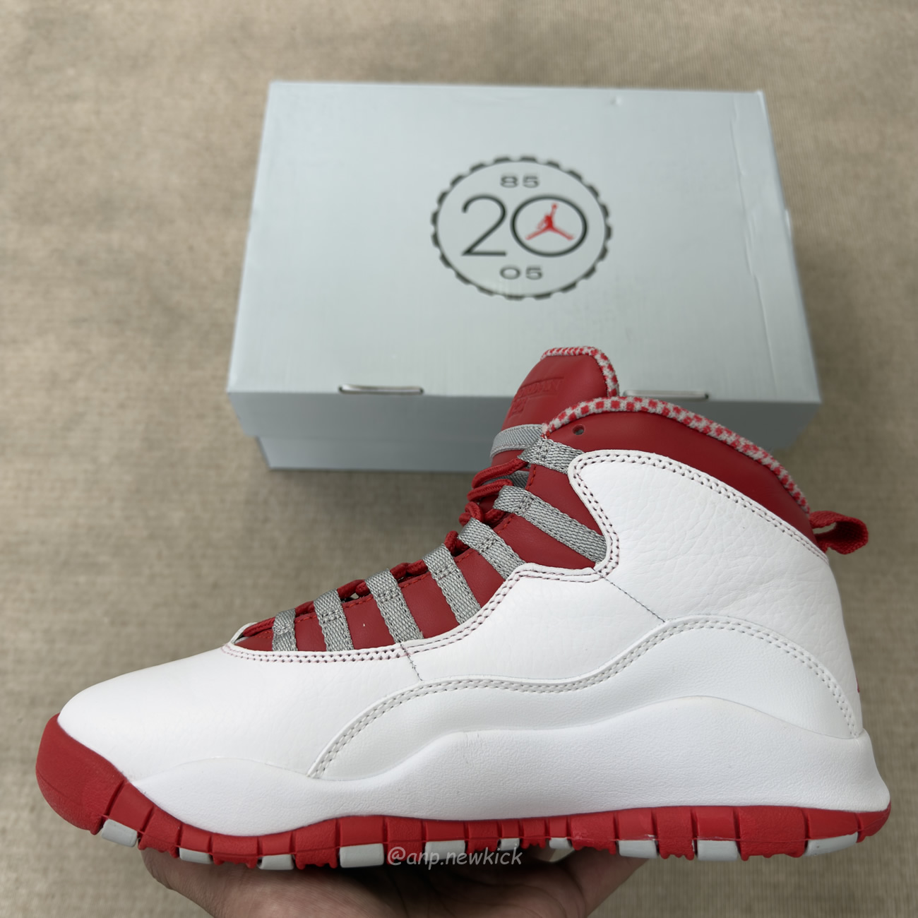 Air Jordan 10 Retro Red Steel 310805 161 (10) - www.newkick.vip