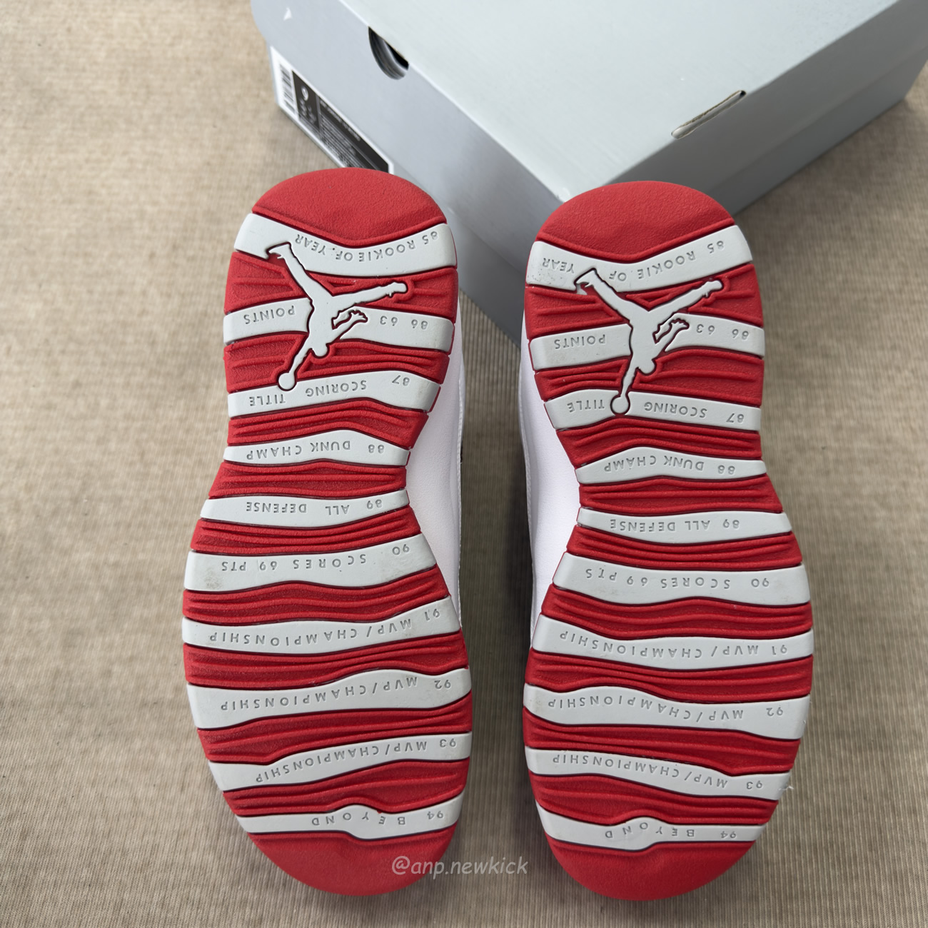Air Jordan 10 Retro Red Steel 310805 161 (4) - www.newkick.vip