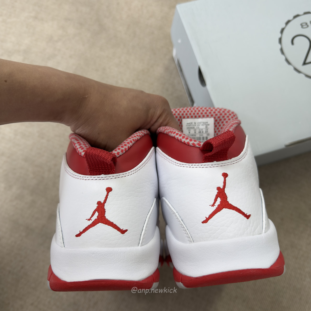 Air Jordan 10 Retro Red Steel 310805 161 (8) - www.newkick.vip