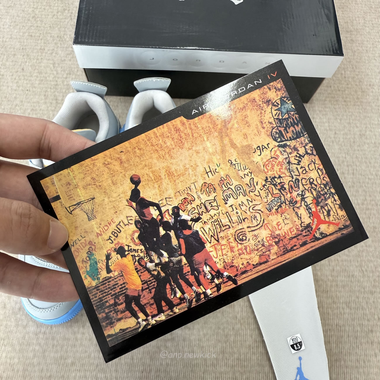 Air Jordan 4 Retro Mist Blue 314254 041 (10) - www.newkick.vip