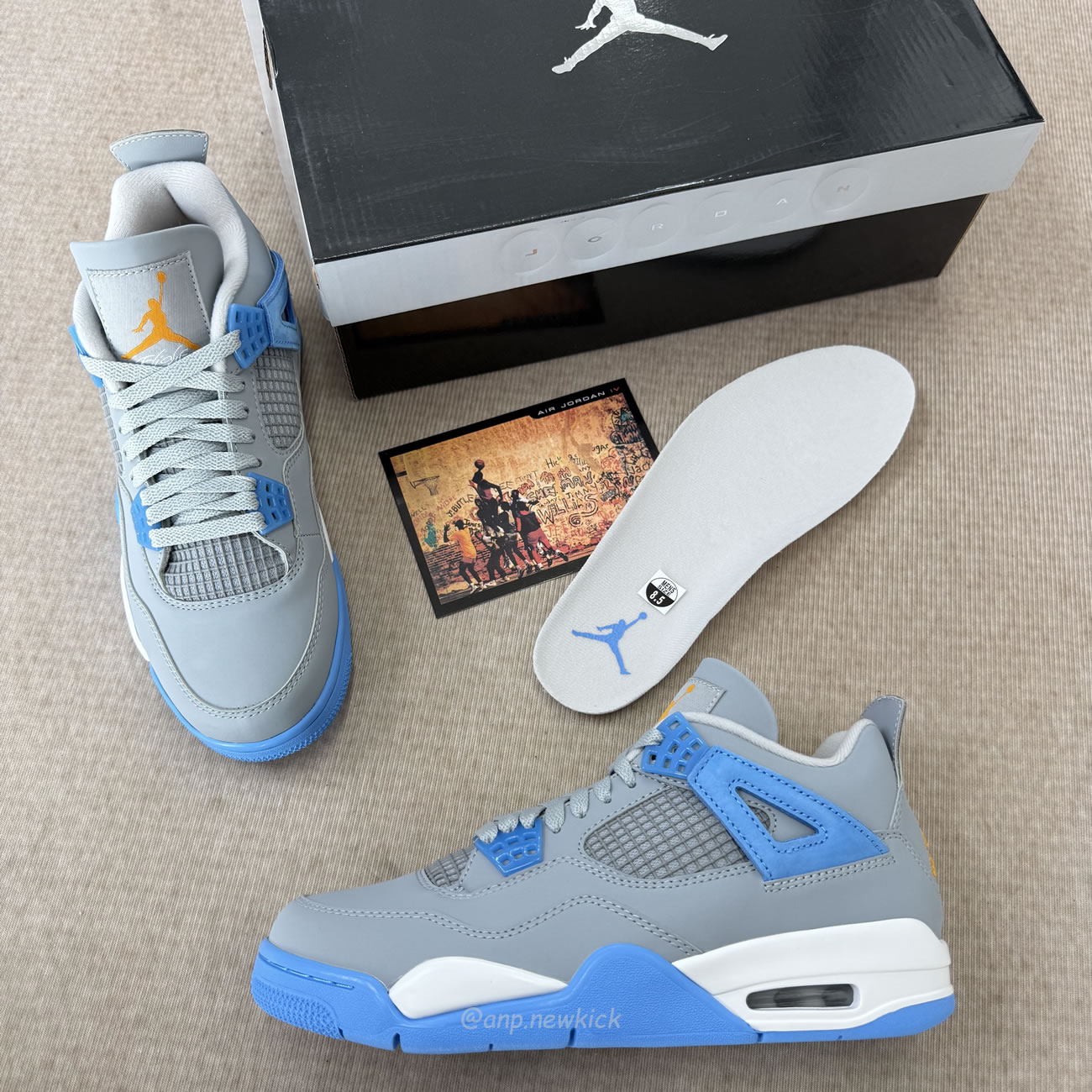 Air Jordan 4 Retro Mist Blue 314254 041 (2) - www.newkick.vip