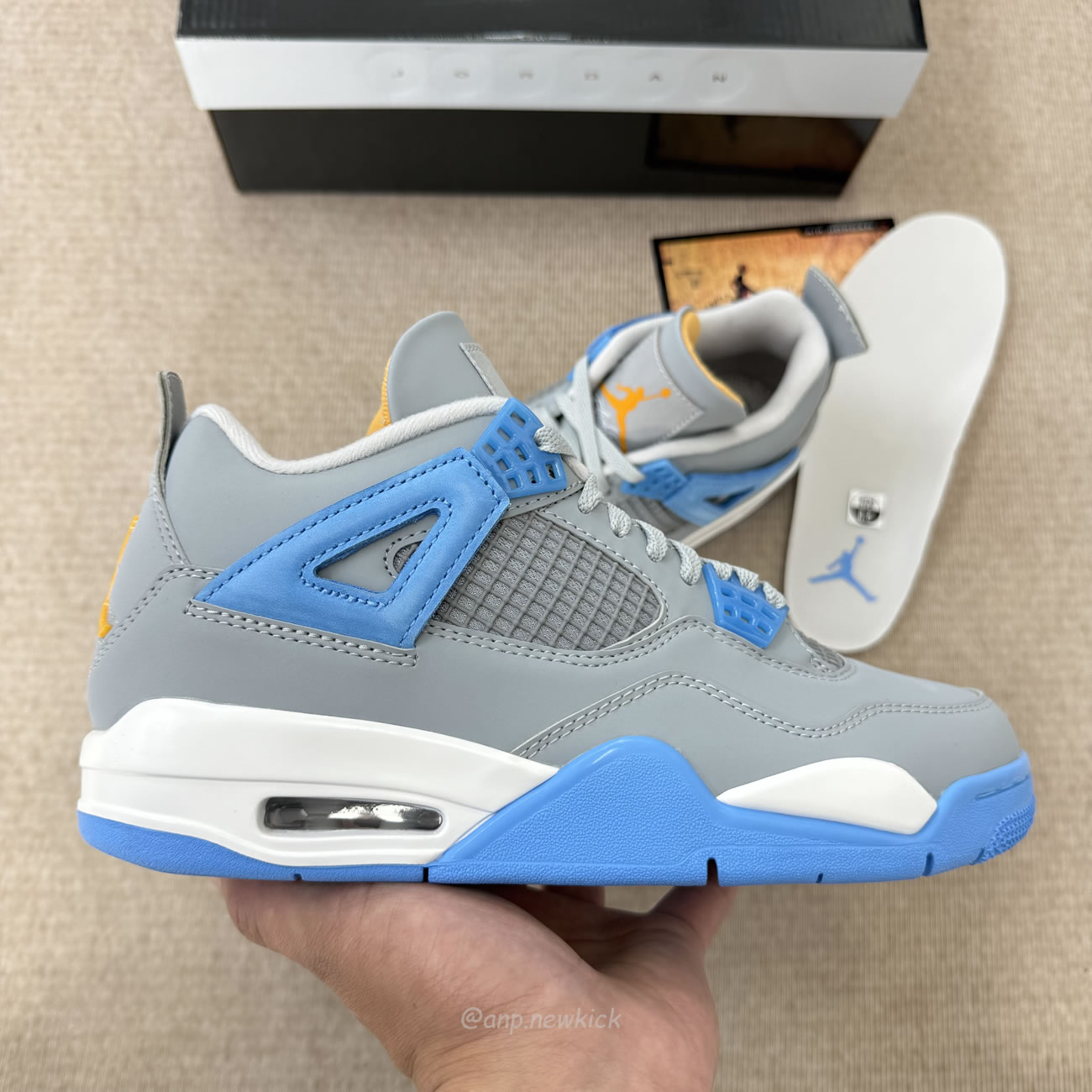 Air Jordan 4 Retro Mist Blue 314254 041 (4) - www.newkick.vip