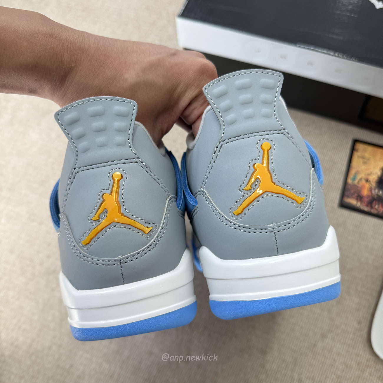 Air Jordan 4 Retro Mist Blue 314254 041 (7) - www.newkick.vip