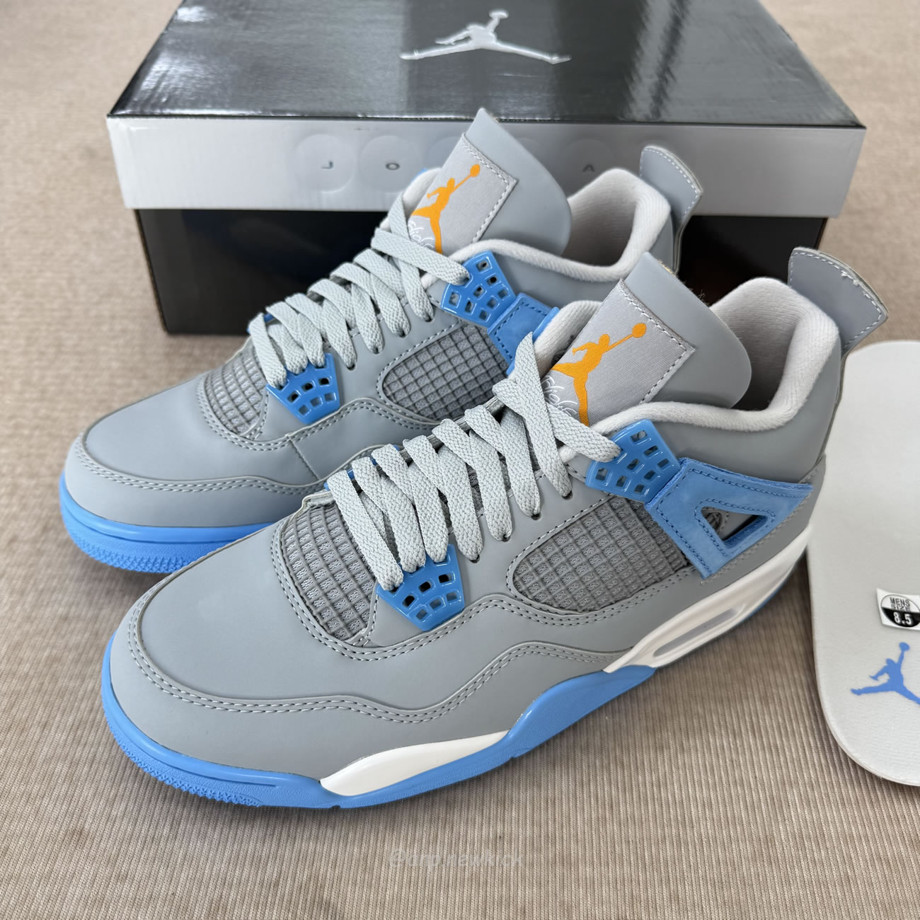 Air Jordan 4 Retro Mist Blue 314254 041 (8) - www.newkick.vip