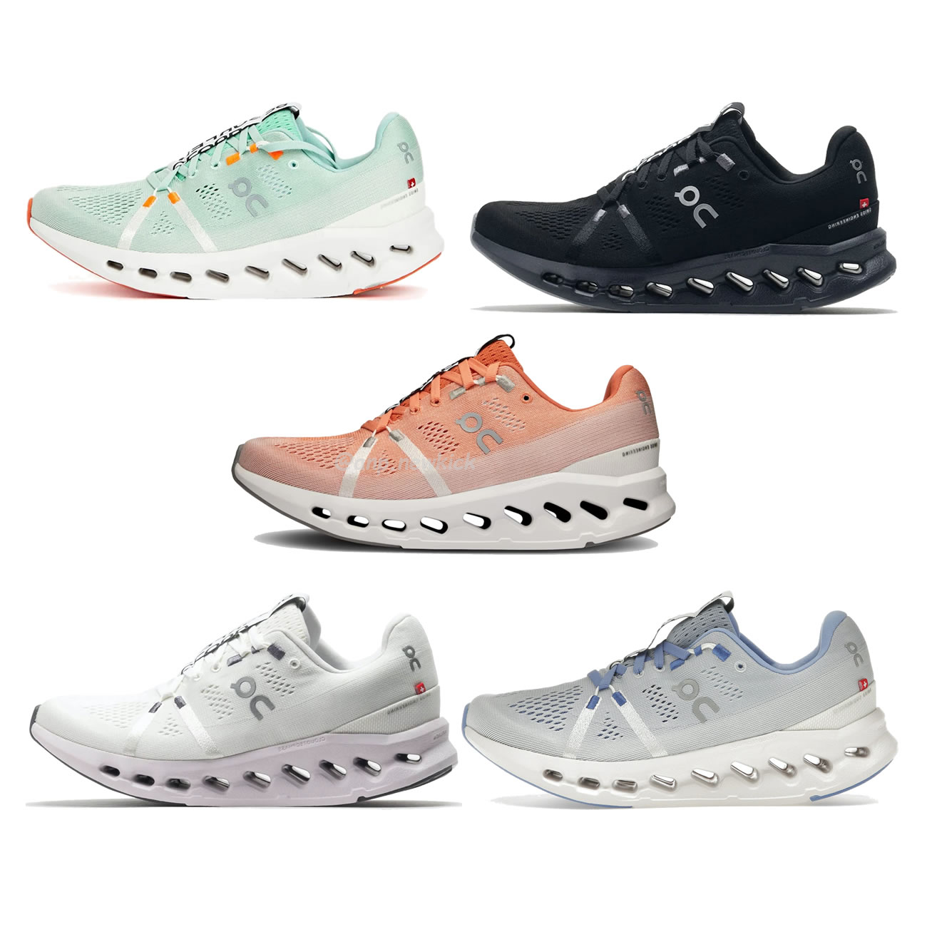 On Running Cloudsurfer Creek Flame Heather White Frost Black 3md10421071 (1) - www.newkick.vip