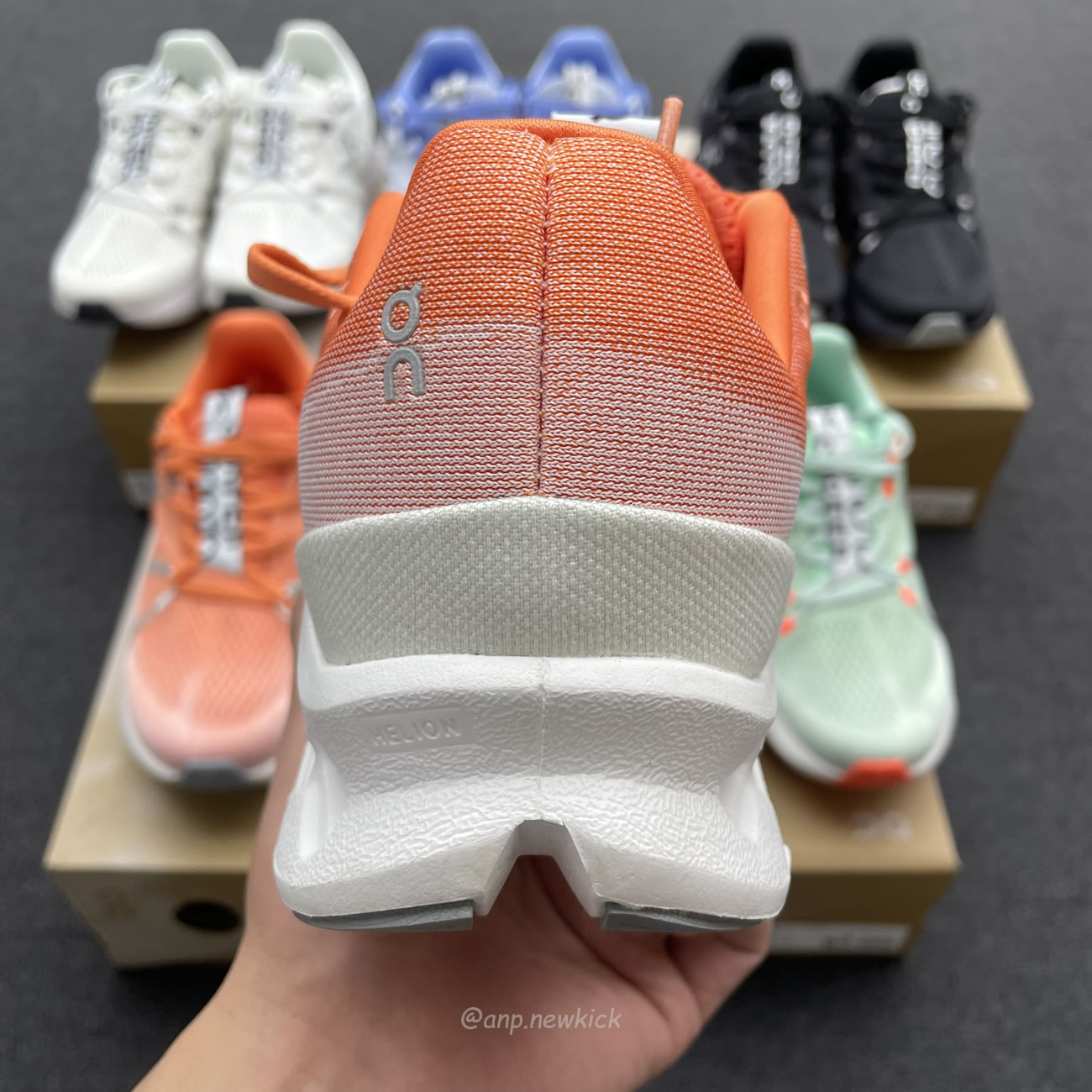 On Running Cloudsurfer Creek Flame Heather White Frost Black 3md10421071 (5) - www.newkick.vip