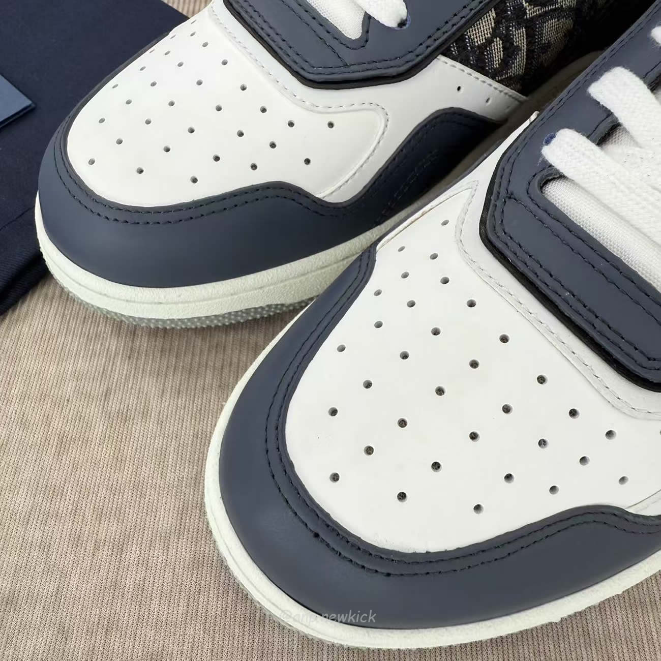Dior B27 Low Blue Cream Dior Gray Beige Black Dior Oblique Jacquard 3sn272zir_h568 (3) - www.newkick.vip