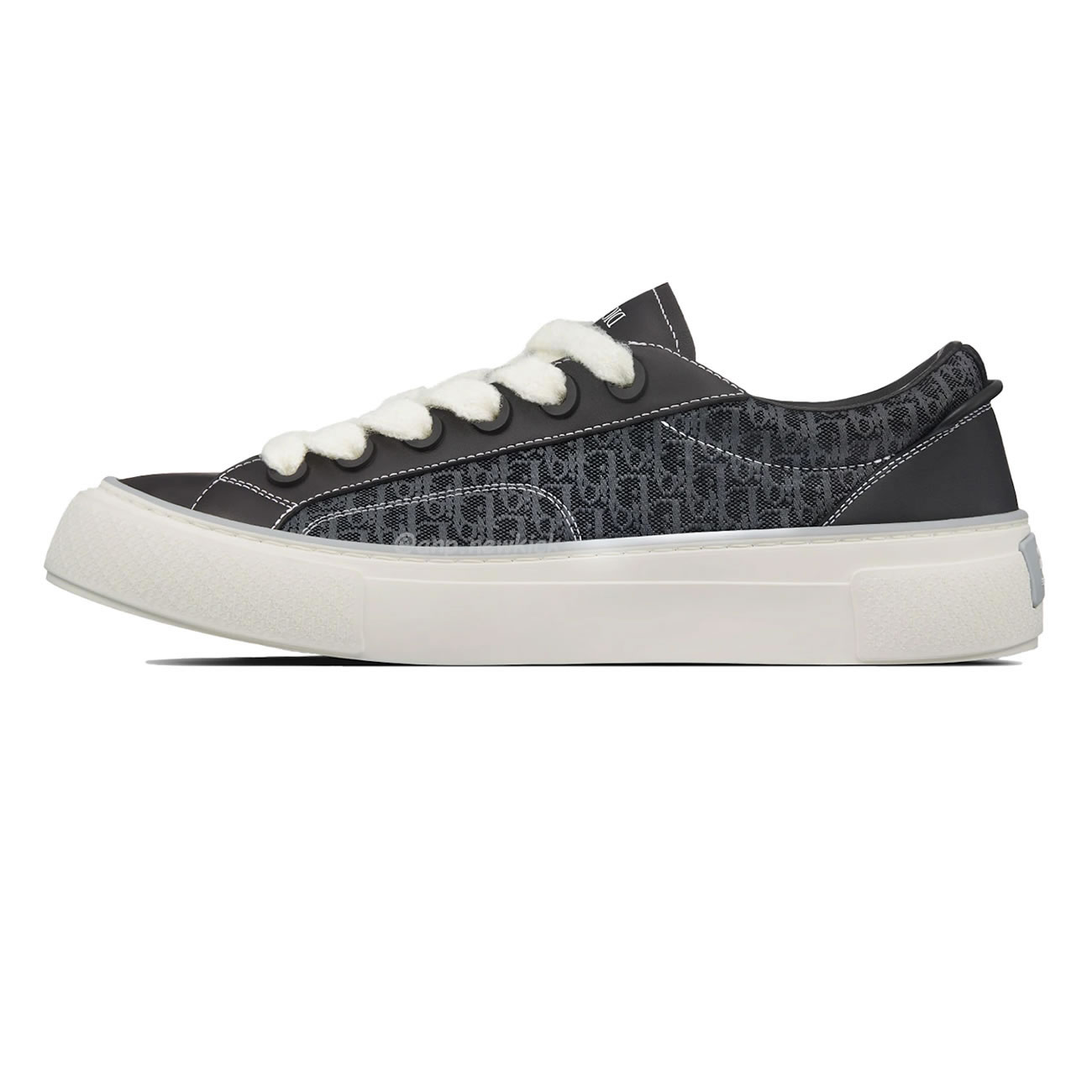Dior B33 Sneaker Black Smooth Calfskin Oblique Jacquard 3sn303zwn55936 (1) - www.newkick.vip