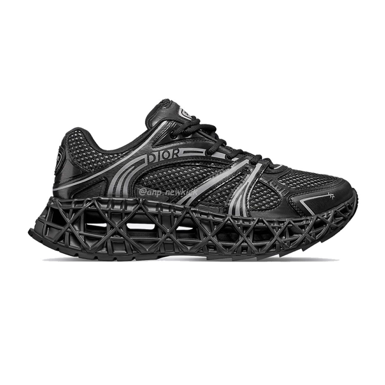 Dior B35 Nxxt Sneaker Black Technical Fabric And Black Technical Mesh 3sn323zcy H968 (7) - www.newkick.vip