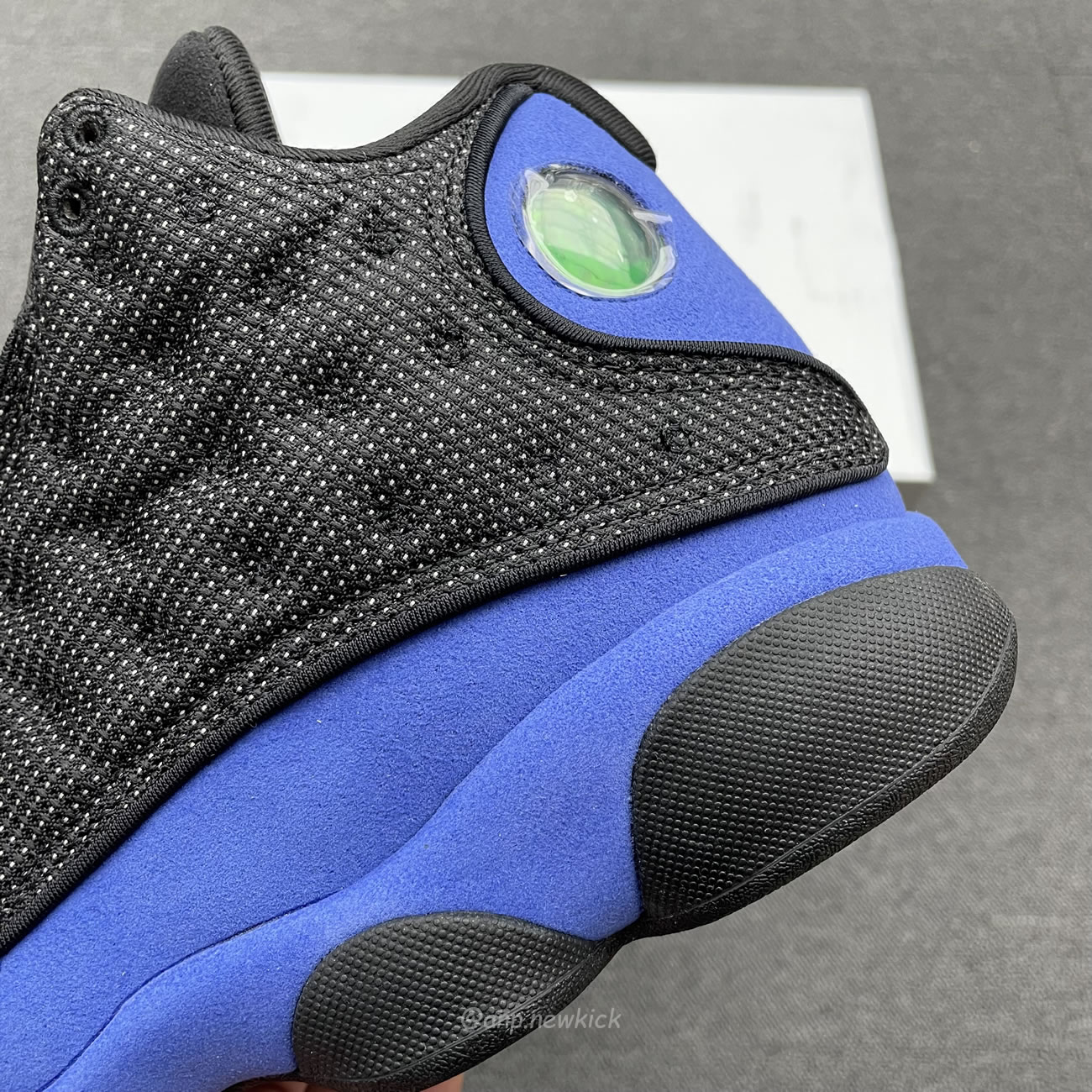 Air Jordan 13 Retro Black Hyper Royal 414571 040 (11) - www.newkick.vip
