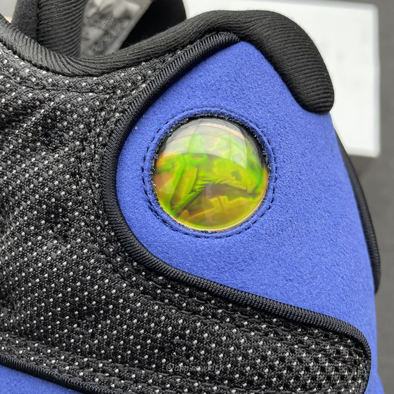 Air Jordan 13 Retro Black Hyper Royal 414571 040 (7) - www.newkick.vip
