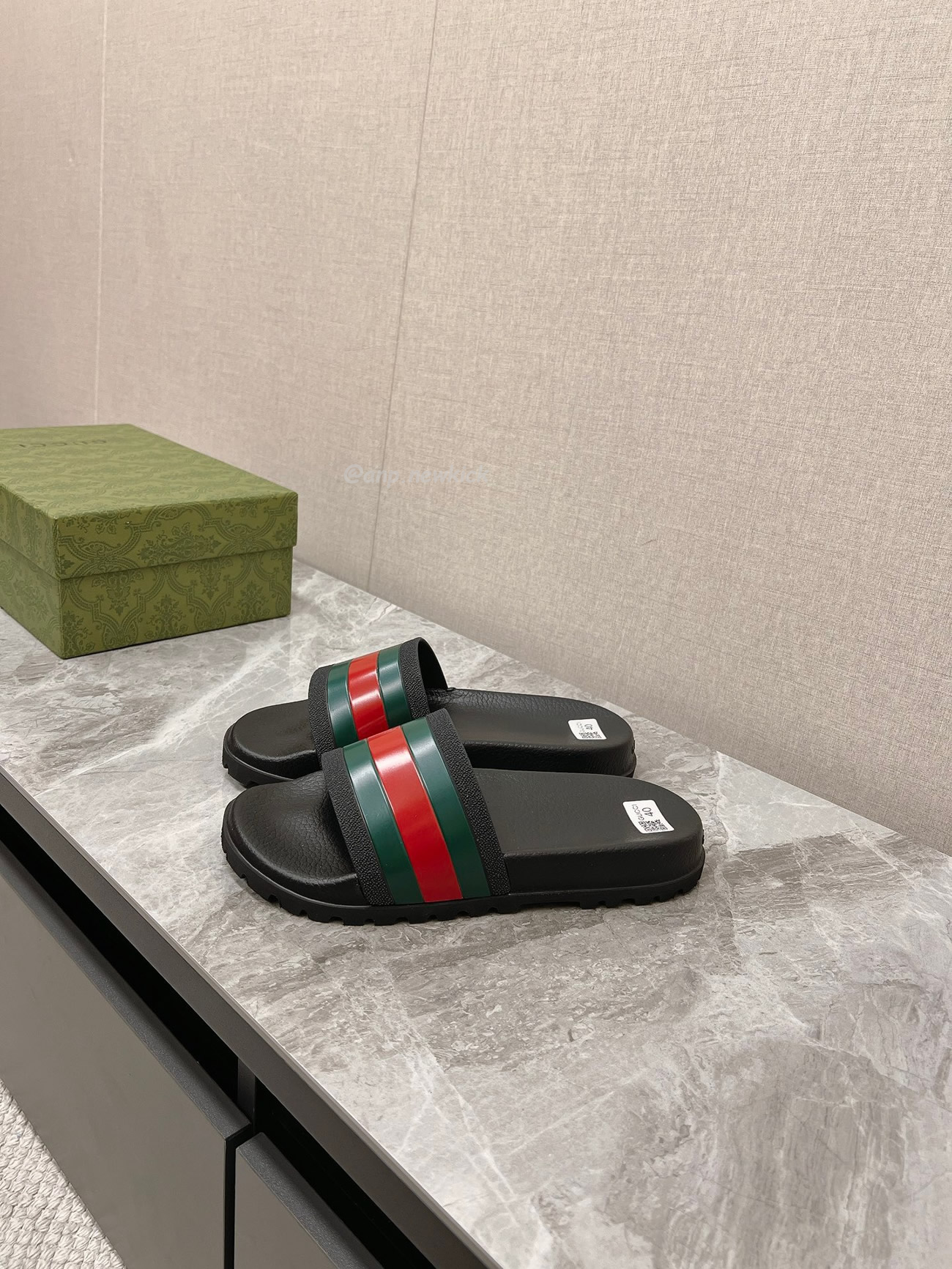 Gucci Mens Woven Leather Sandals 429469 Gib10 1098 (2) - www.newkick.vip