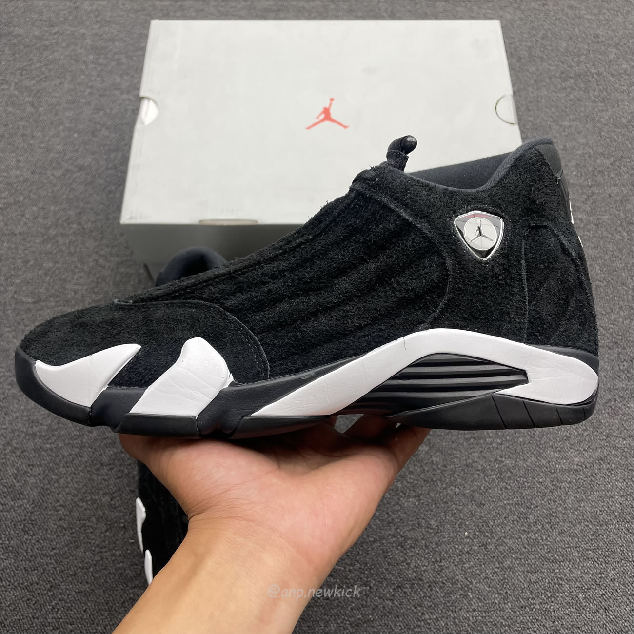 Air Jordan 14 Retro Black White 487471 016 (11) - www.newkick.vip
