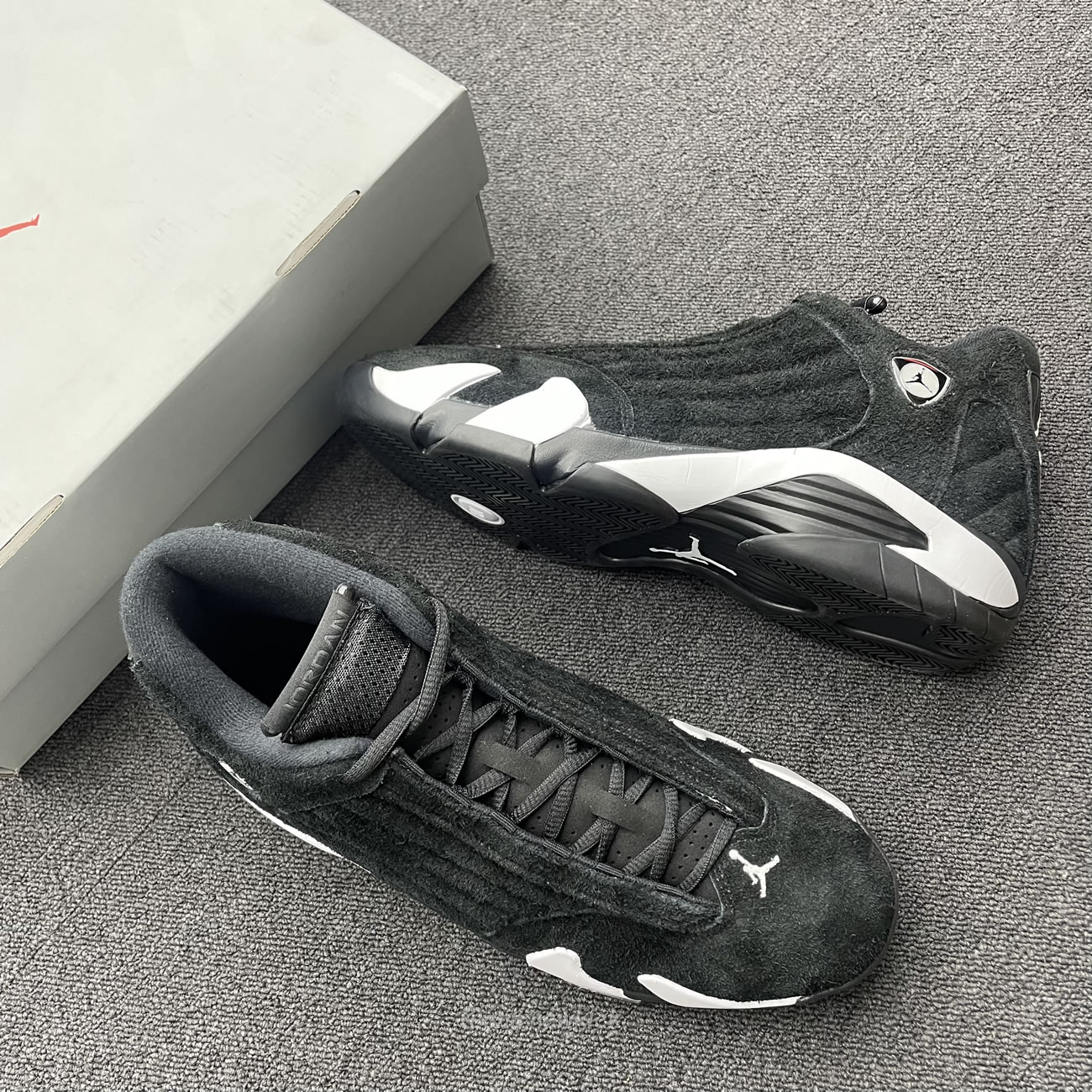 Air Jordan 14 Retro Black White 487471 016 (9) - www.newkick.vip