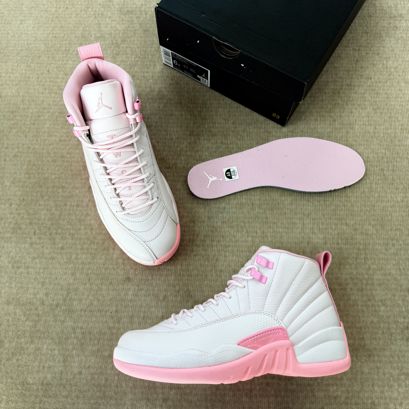 Air Jordan 12 Retro Pearl Pink 510816 600 (2) - www.newkick.vip