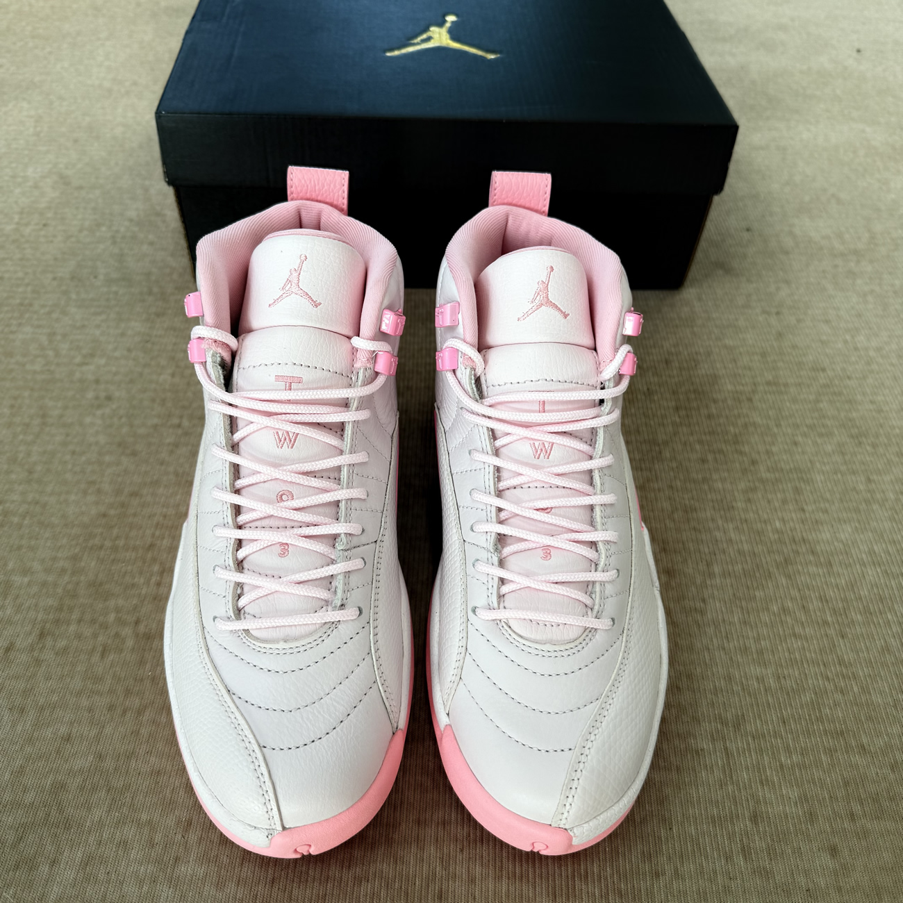Air Jordan 12 Retro Pearl Pink 510816 600 (5) - www.newkick.vip