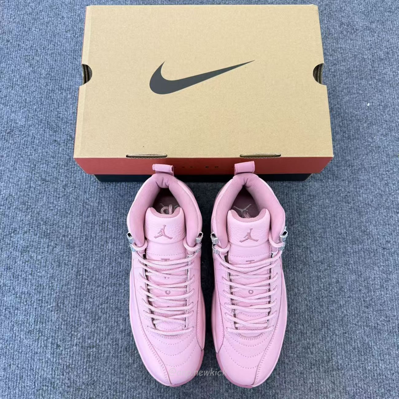 Air Jordan 12 Retropearl Pink Gs 510815 600 (11) - www.newkick.vip