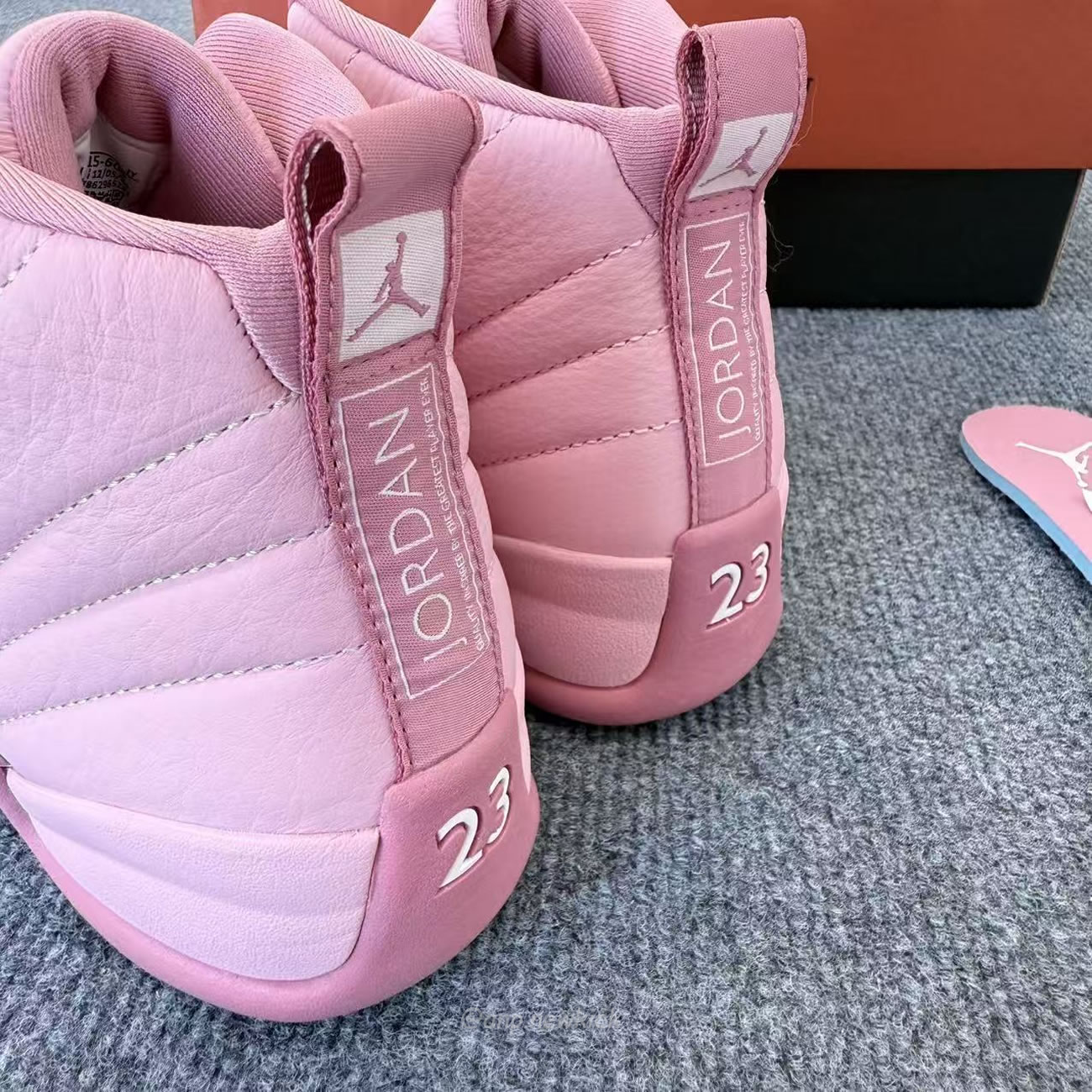 Air Jordan 12 Retropearl Pink Gs 510815 600 (5) - www.newkick.vip
