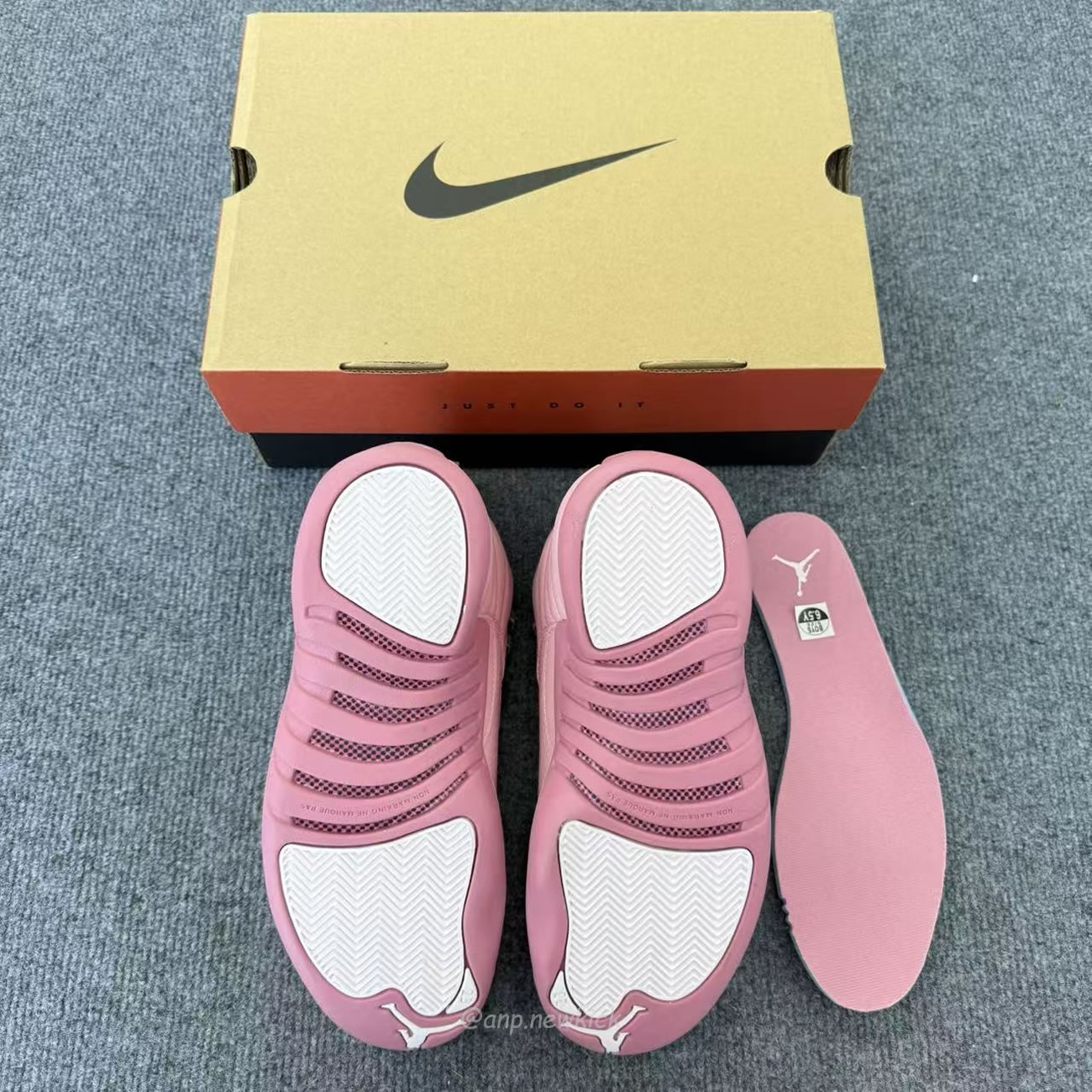 Air Jordan 12 Retropearl Pink Gs 510815 600 (9) - www.newkick.vip