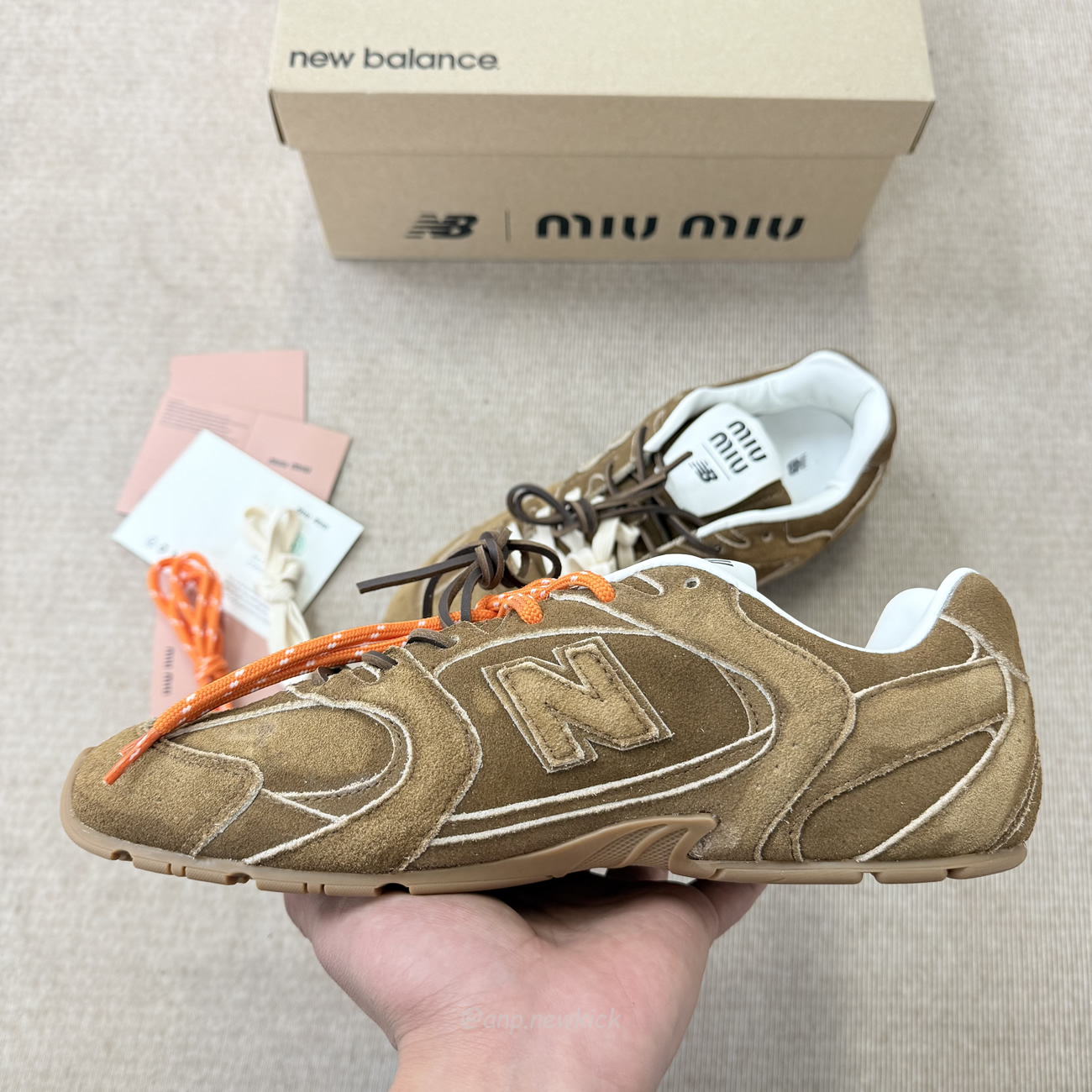 New Balance X Miu Miu 530 Sl Cinnamon 5e165e Z5o F0401 F D005 (3) - www.newkick.vip