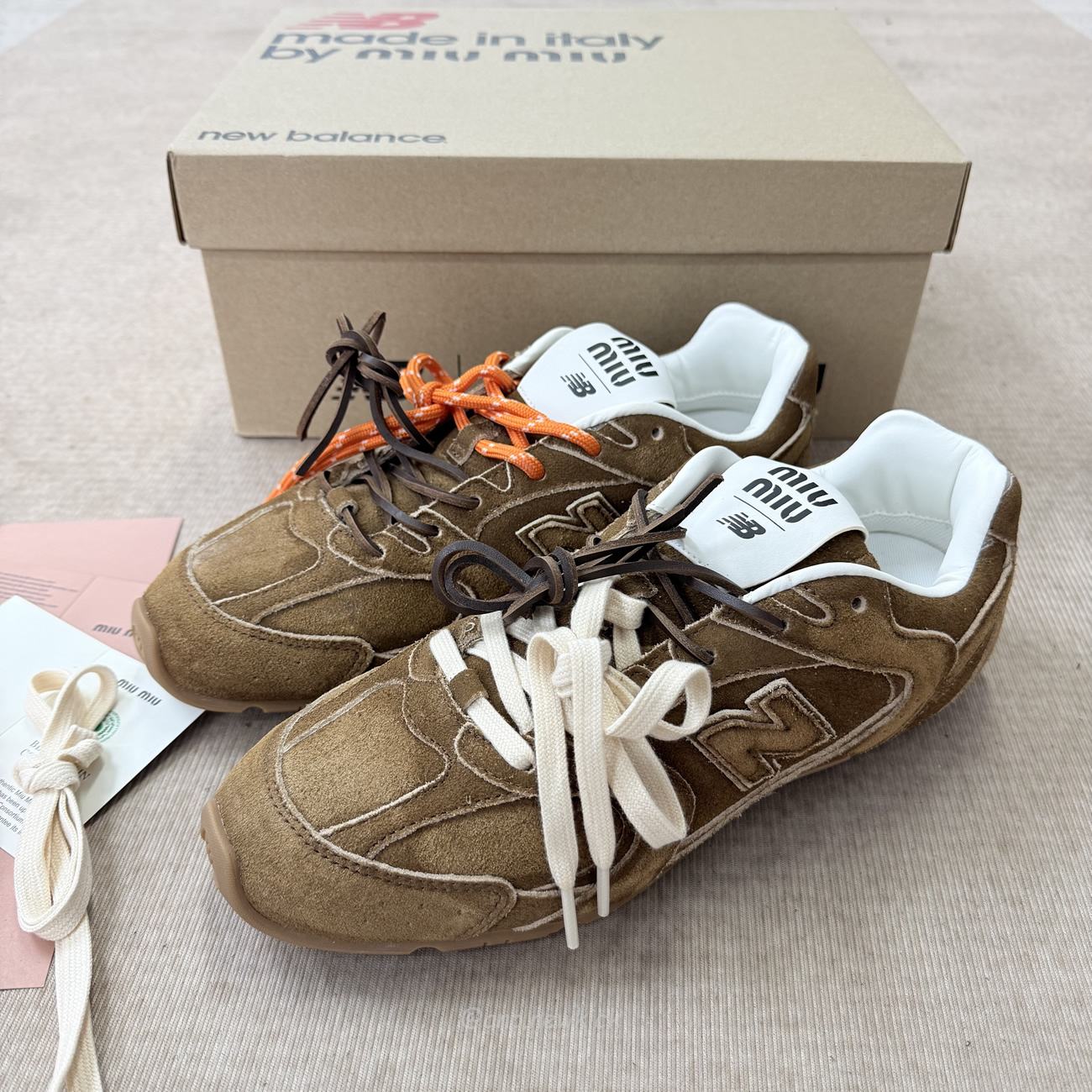 New Balance X Miu Miu 530 Sl Cinnamon 5e165e Z5o F0401 F D005 (6) - www.newkick.vip