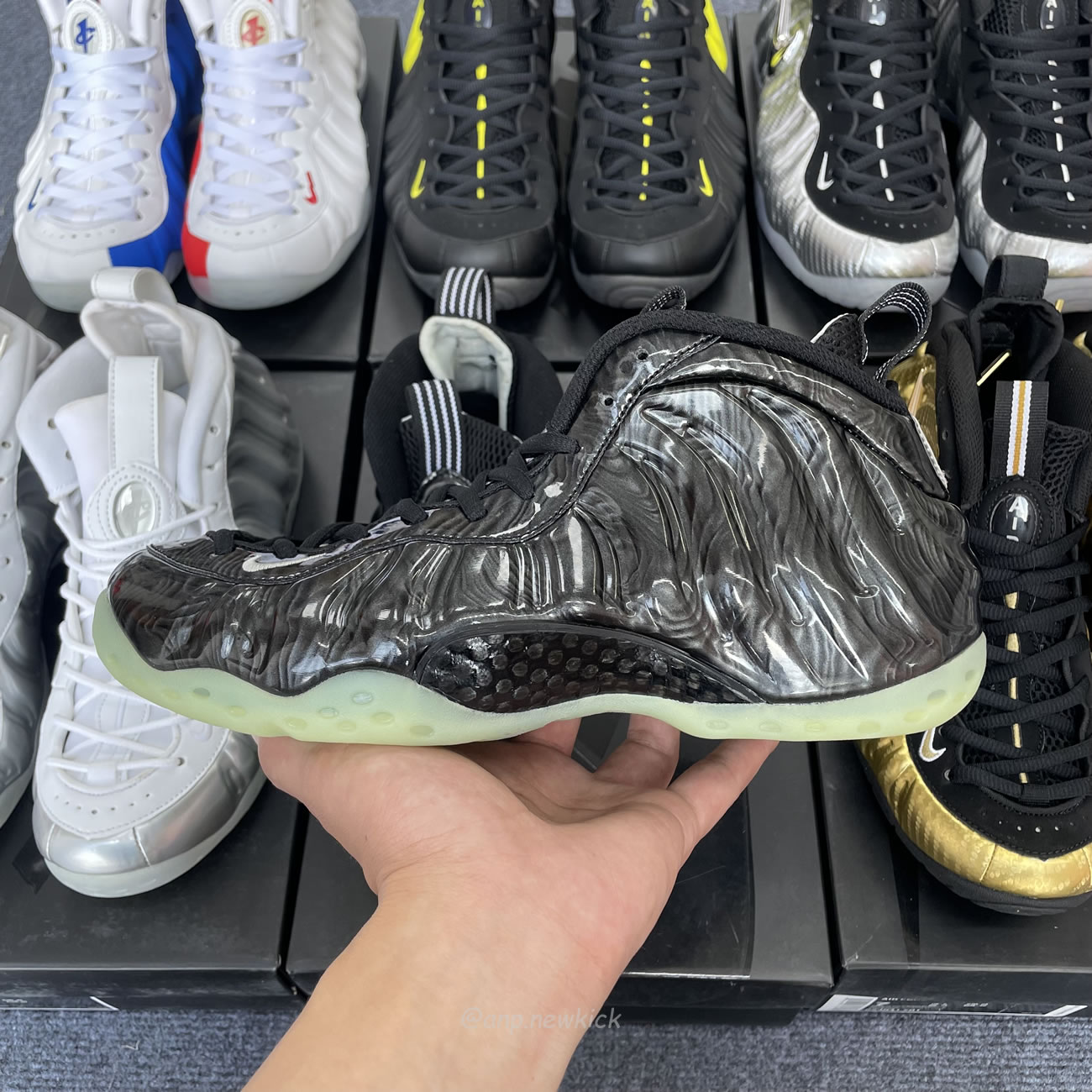 Nike Air Foamposite Pro Metallic Gold 624041 701 (17) - www.newkick.vip