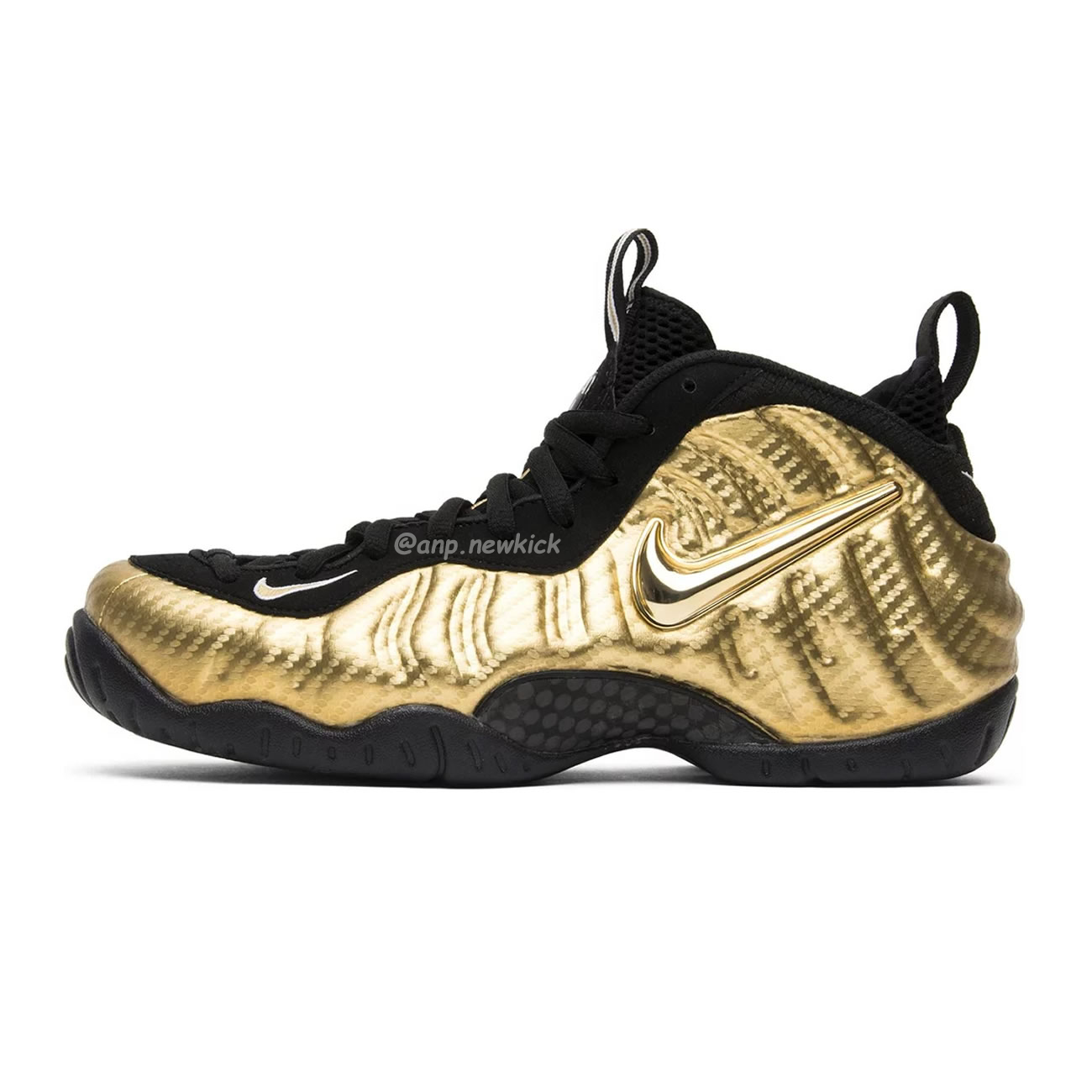 Nike Air Foamposite Pro Metallic Gold 624041 701 (3) - www.newkick.vip