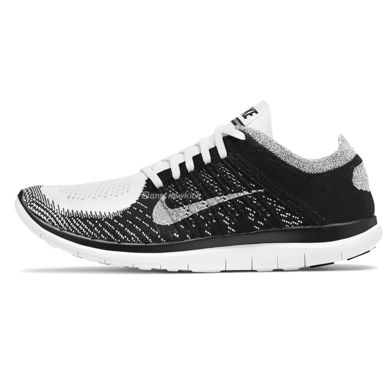 Nike Free 4.0 Flyknit White Black 631050 100 (13) - www.newkick.vip Nike Free 4.0 Flyknit White Black 631050 100 (13) - www.newkick.vip
