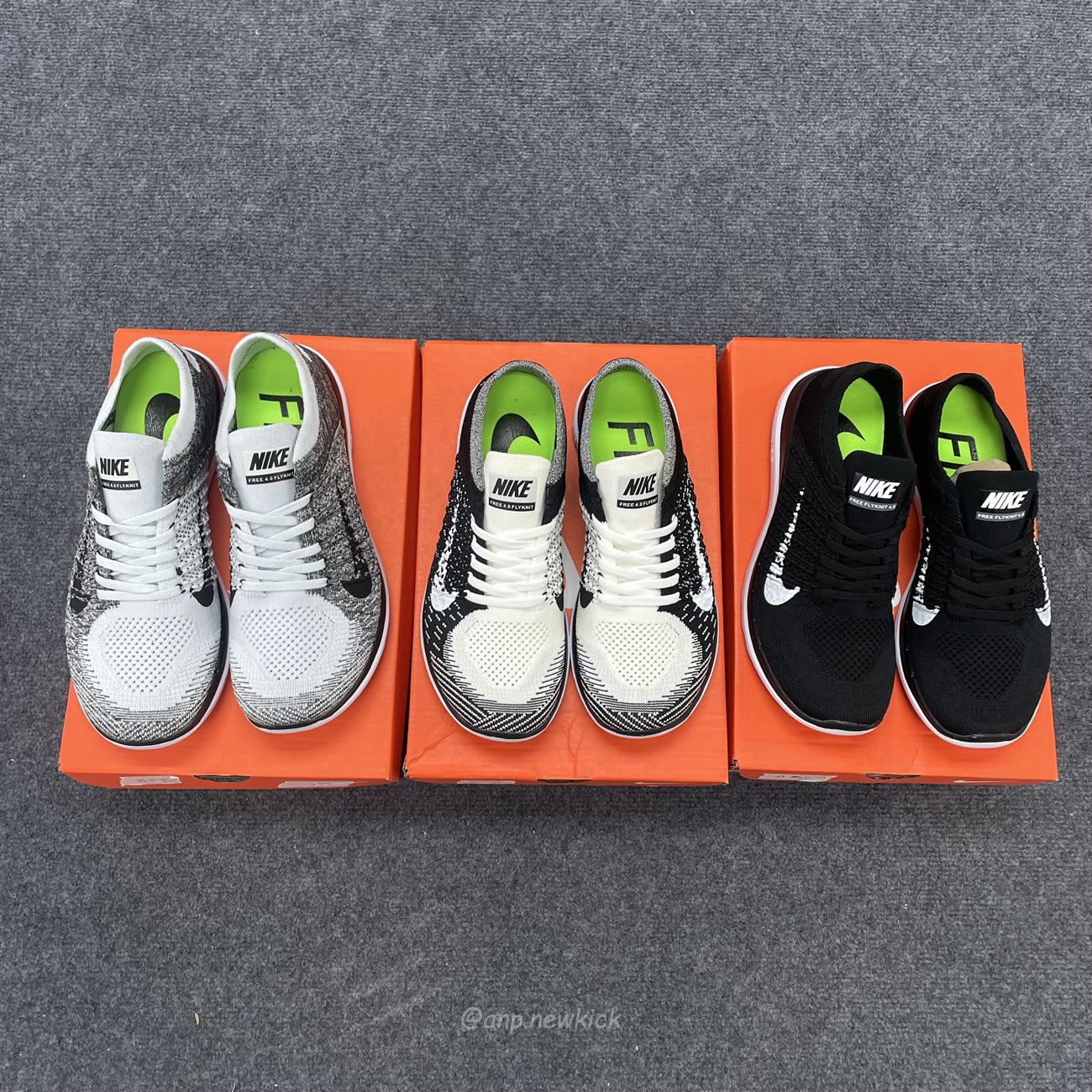 Nike Free 4.0 Flyknit White Black 631050 100 (12) - www.newkick.vip