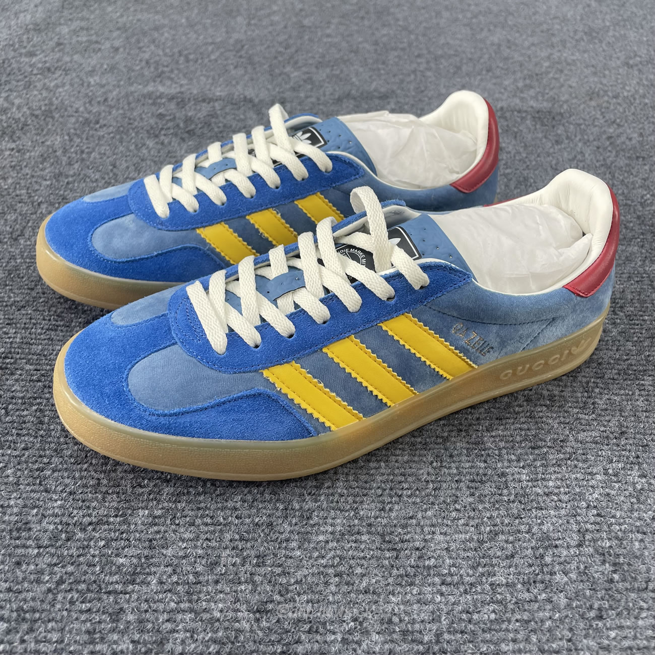 Adidas X Gucci Gazelle Blue 7078489stu04860 (2) - www.newkick.vip Adidas X Gucci Gazelle Blue 7078489stu04860 (2) - www.newkick.vip
